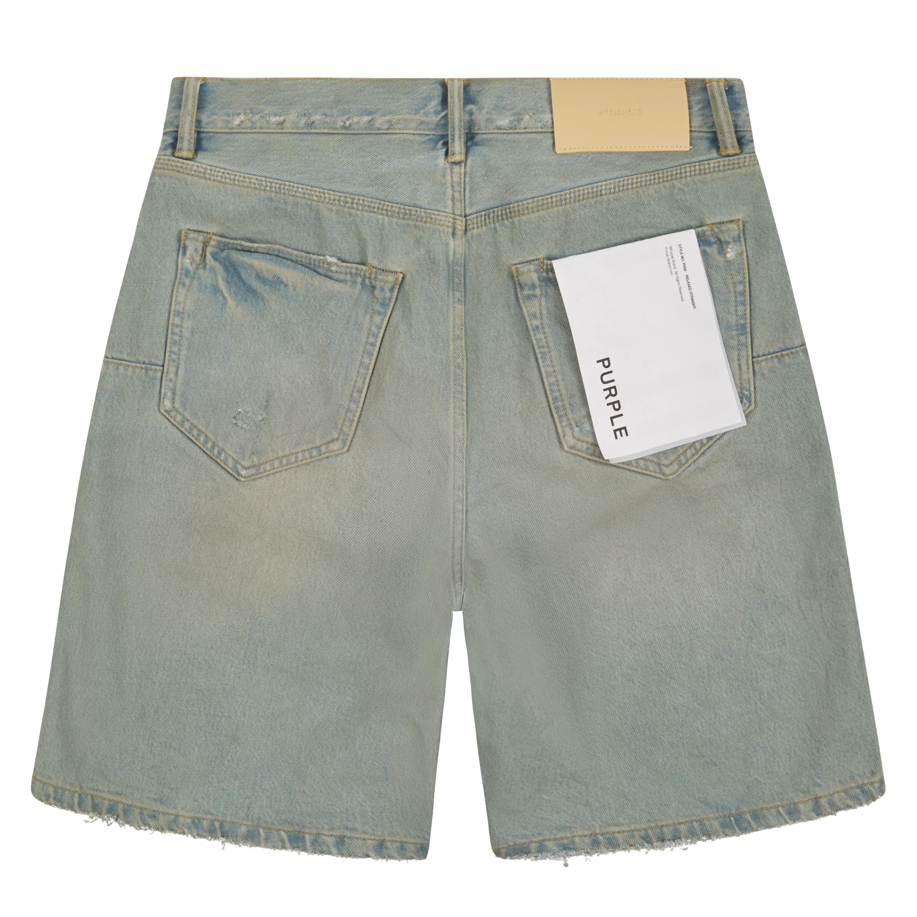 Dirty Vintage Denim Short - Image 6