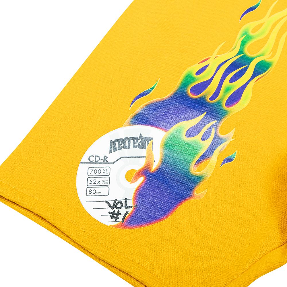 Disc Sweatshorts | Golden Yellow - Image 3