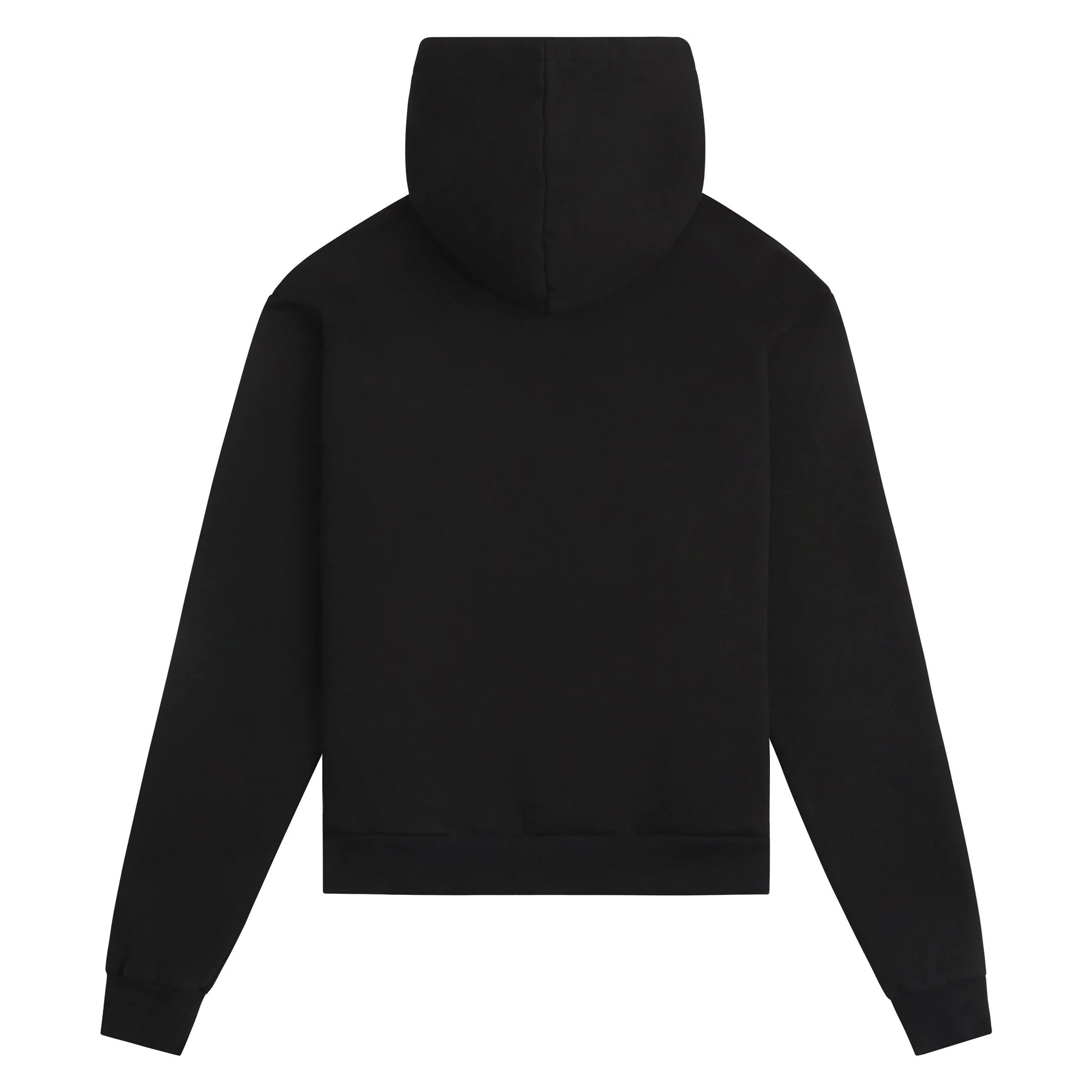 Distressed Logo Hoodie | Black - Image 4