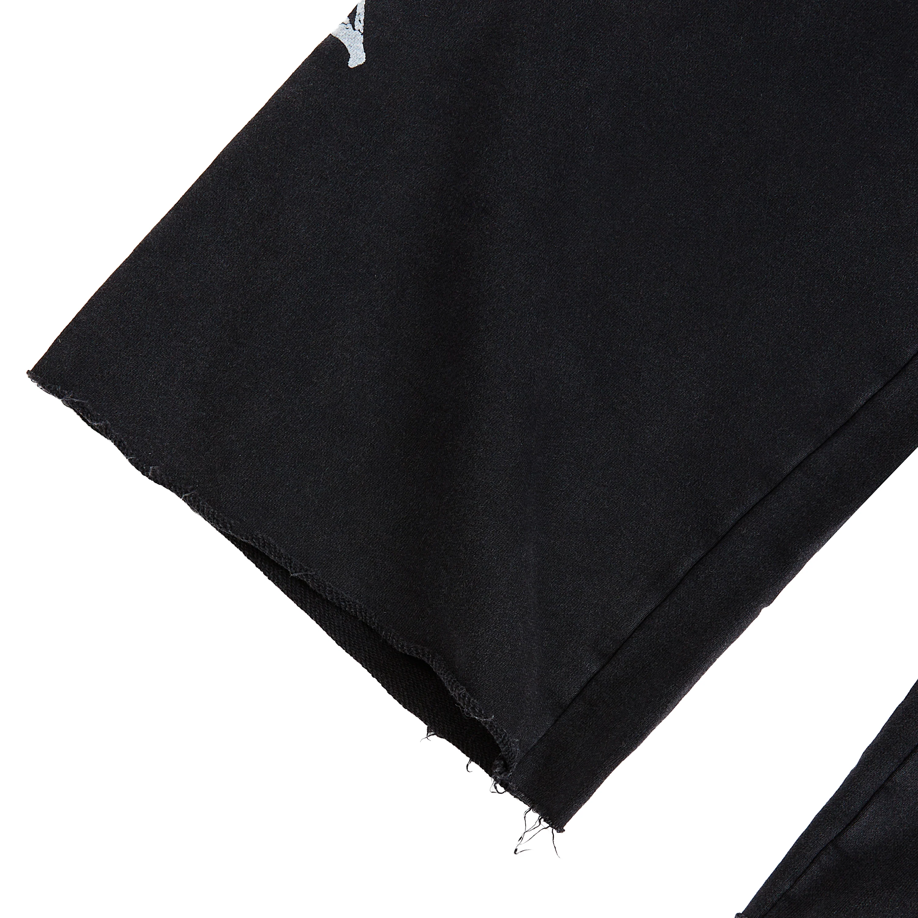 Distressed Script Sweatpant | Black - Image 3