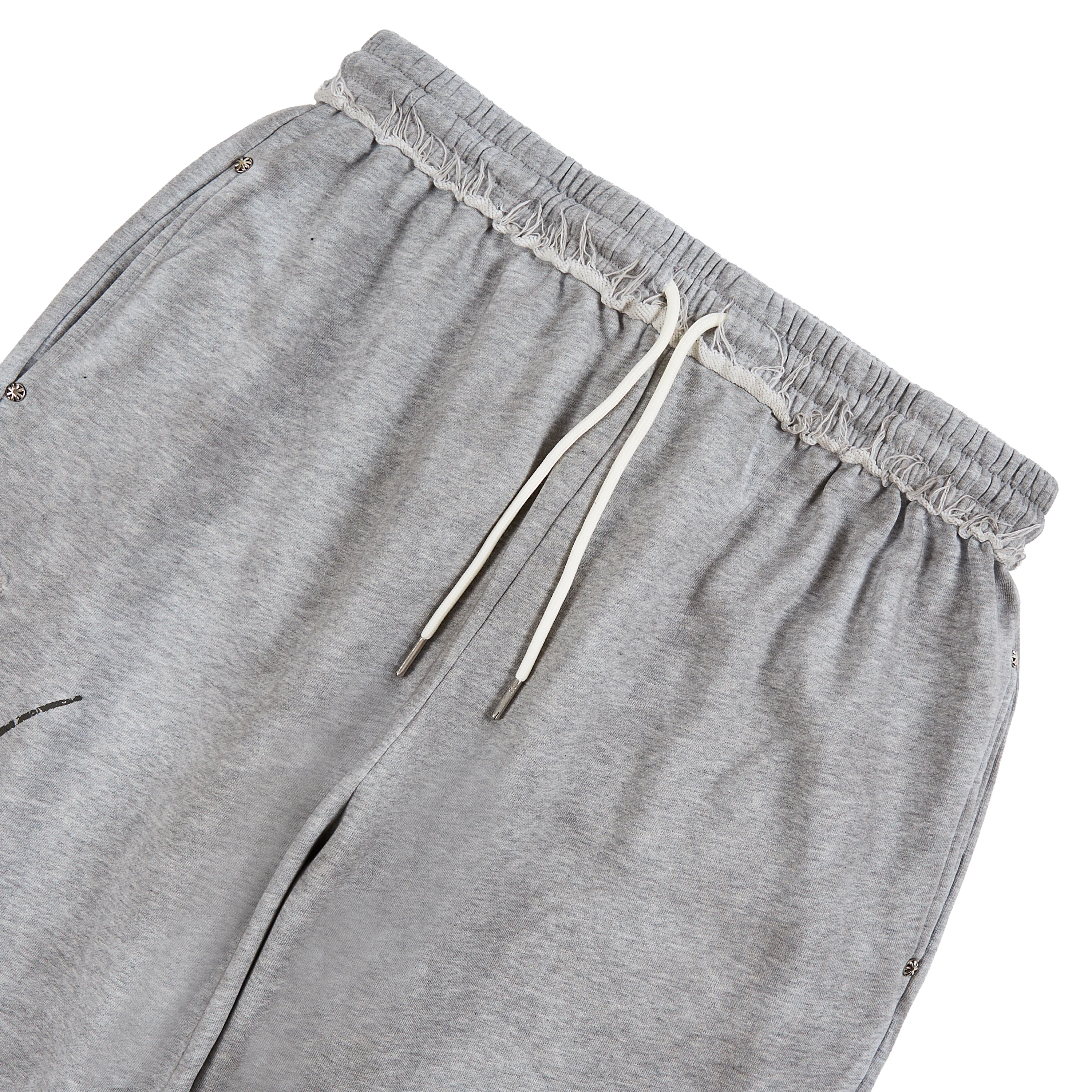 Distressed Script Sweatpant | Grey - Image 4