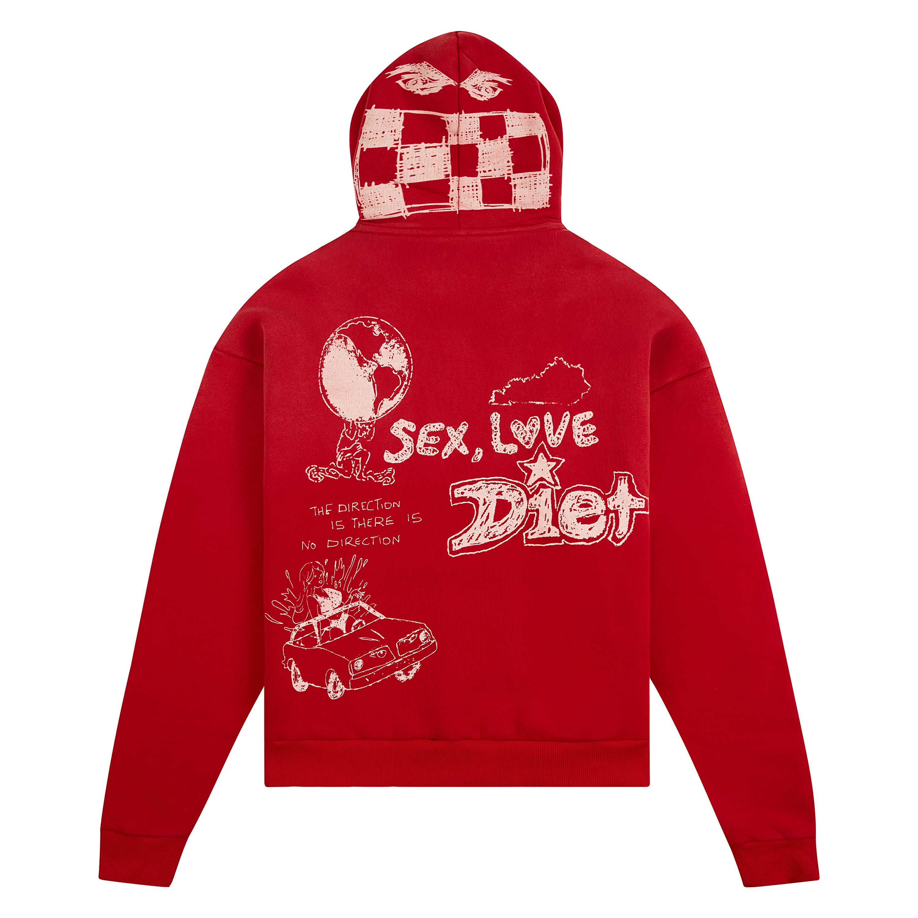 Doodle Hoodie | Red - Image 2