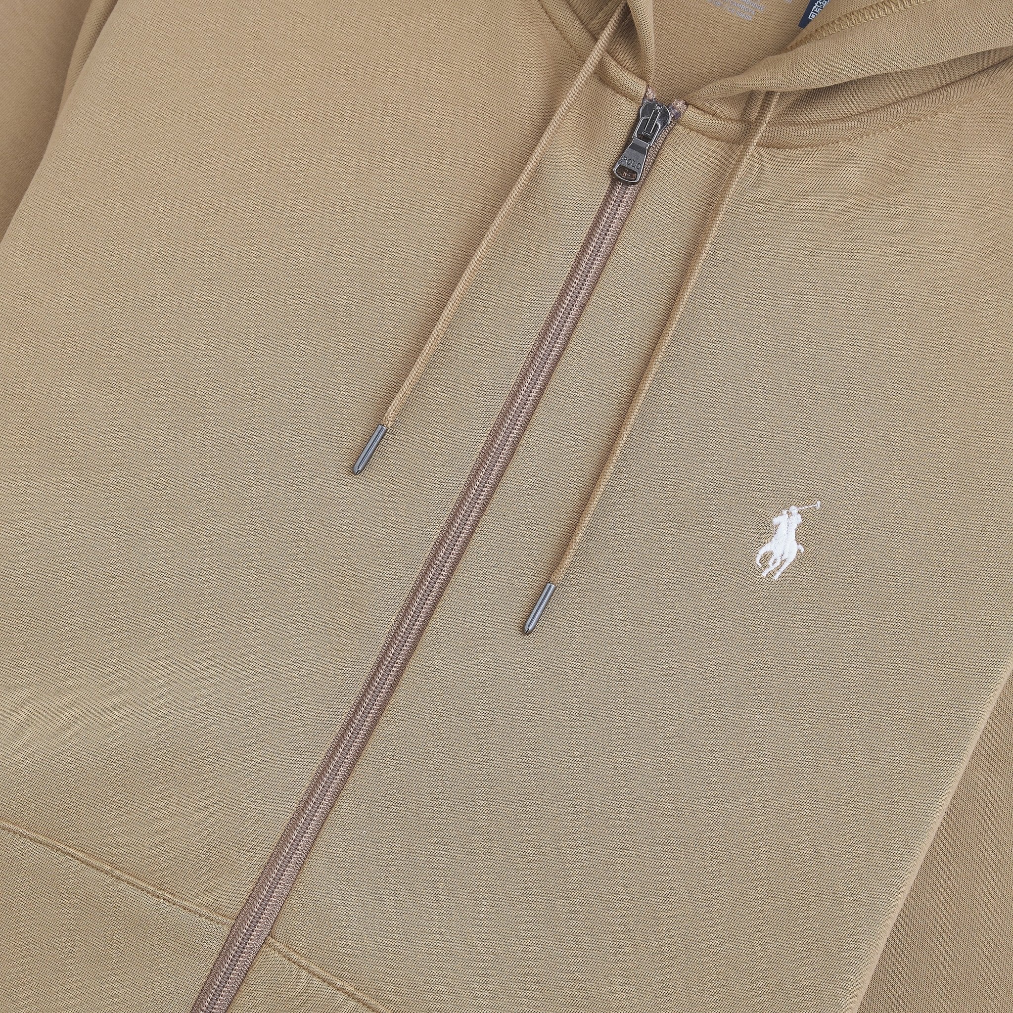 Double Knit Full Zip Hoodie | New Bronze - Image 3