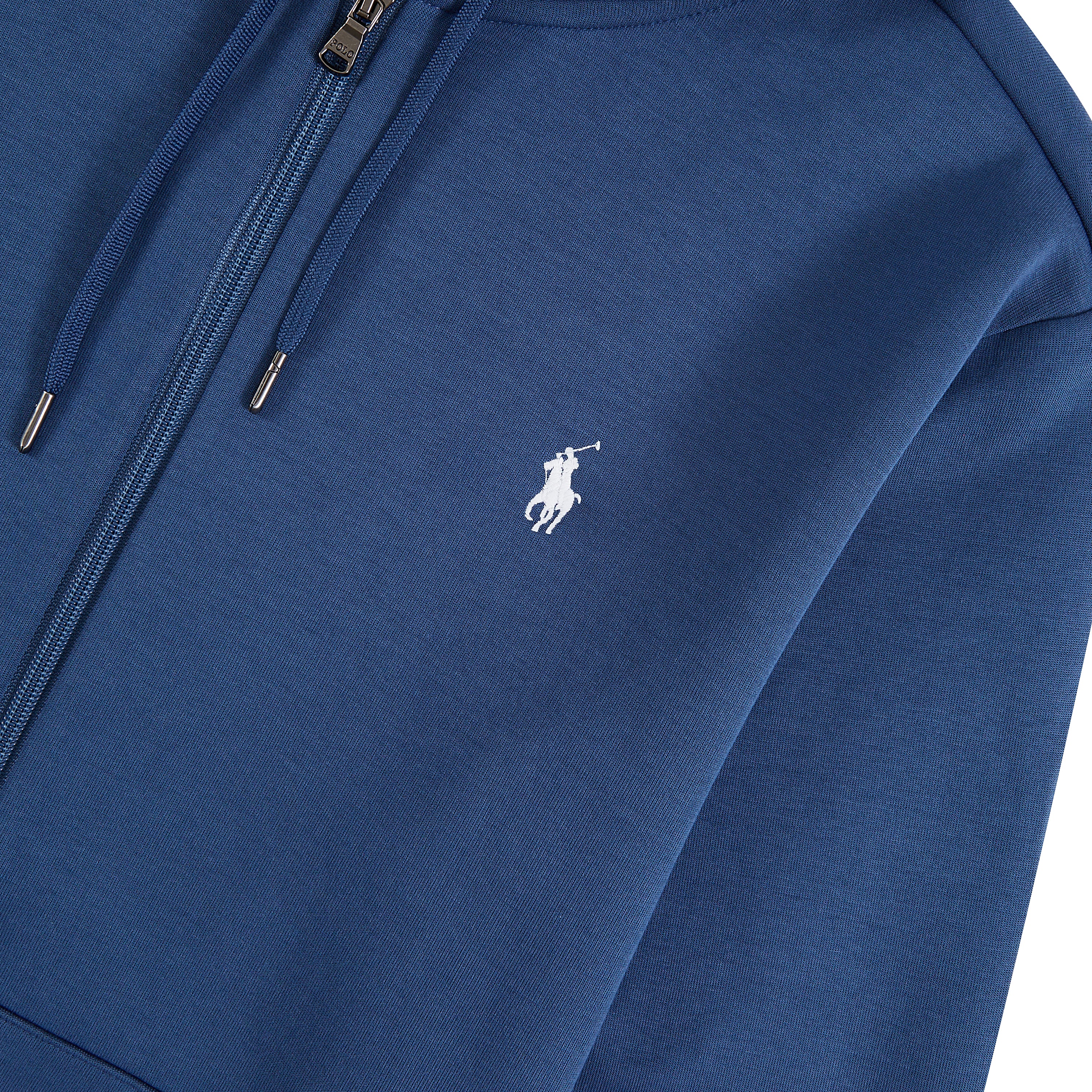 Double-Knit Full Zip Hoodie | Night Navy - Image 4