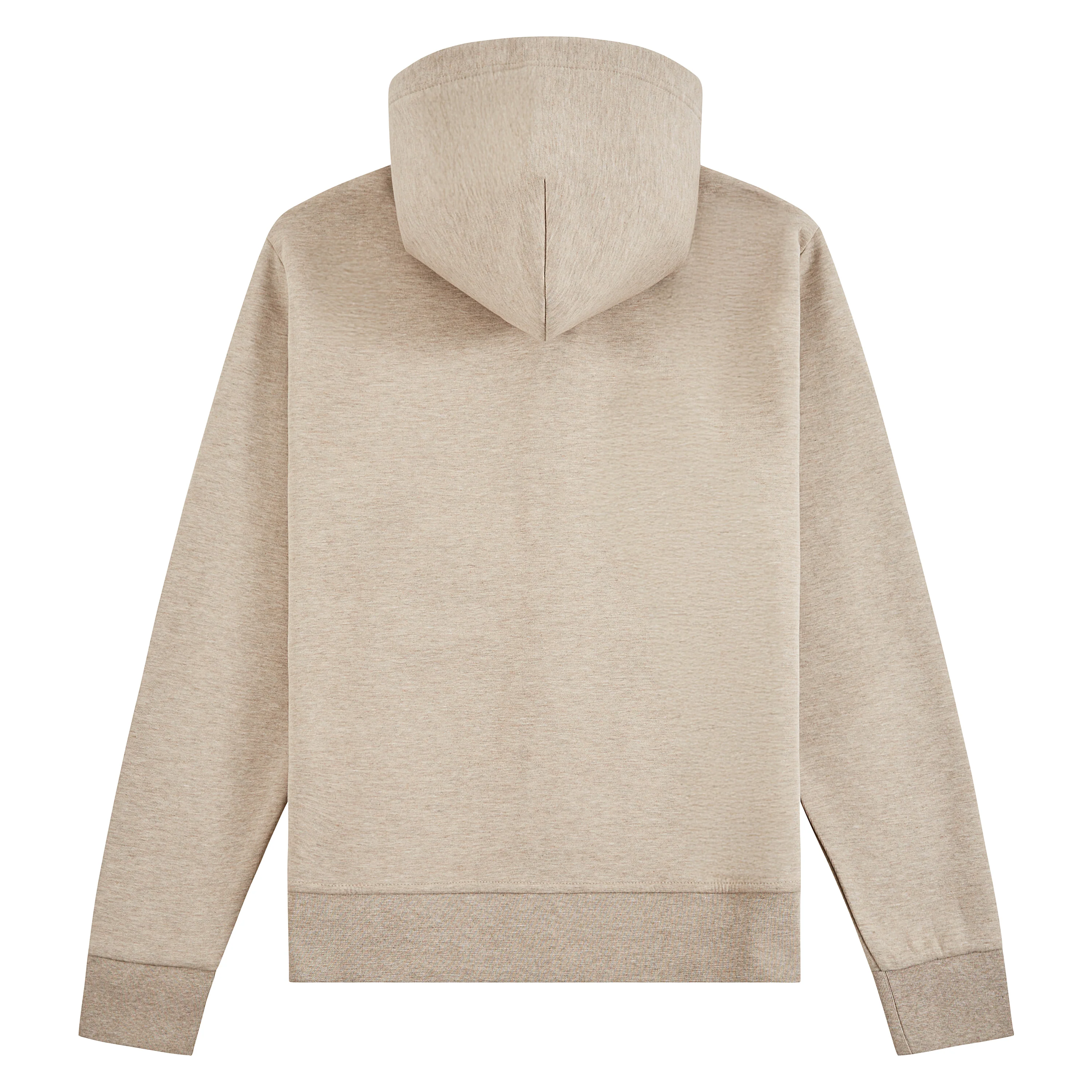 Double-Knit Full Zip Hoodie | Tuscan Beige Heather - Image 2