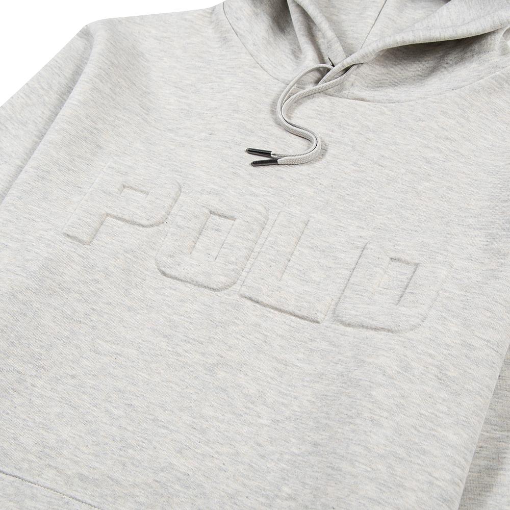 Double-Knit Pullover Hoodie | Grey Heather - Image 2