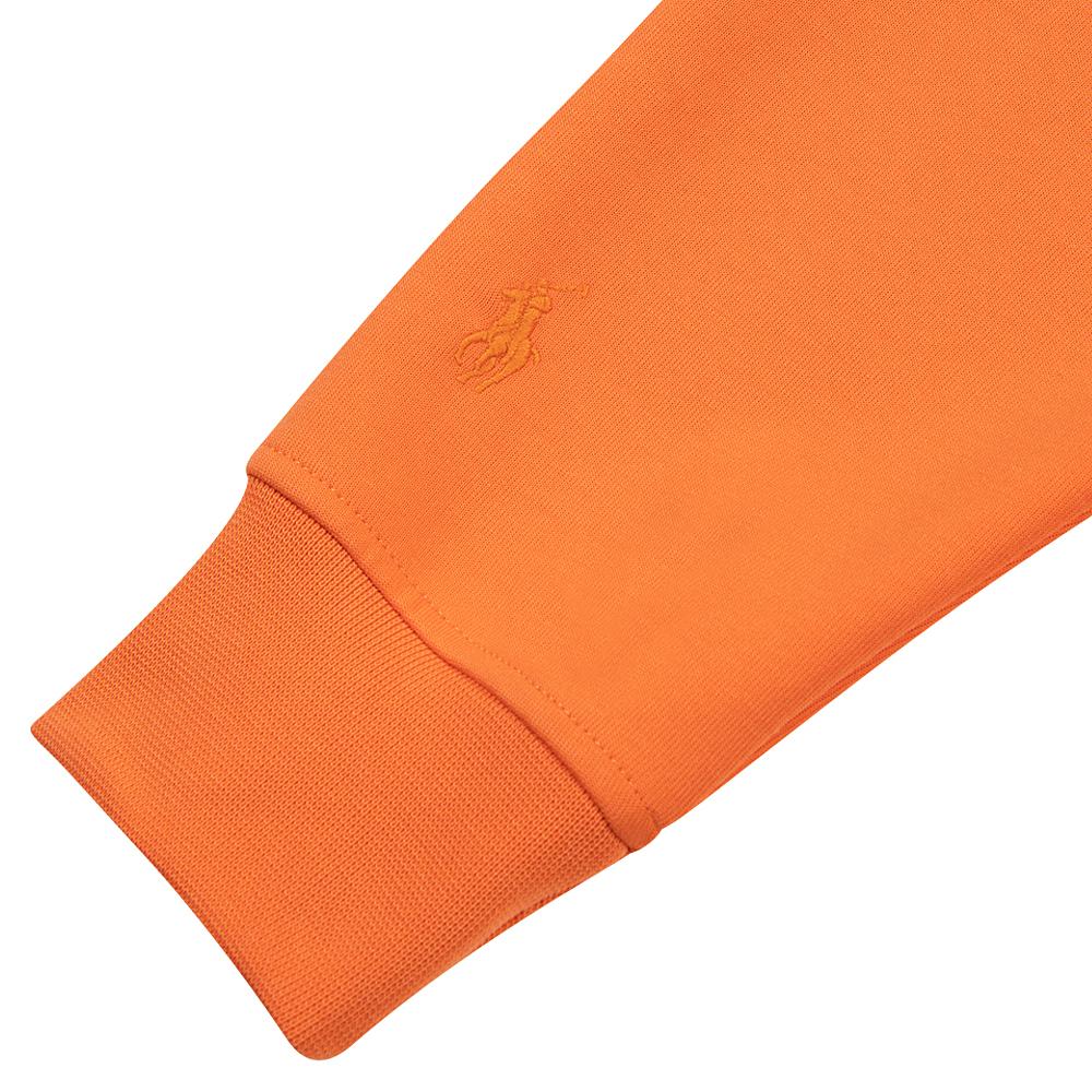 Double-Knit Pullover Hoodie | Orange - Image 3