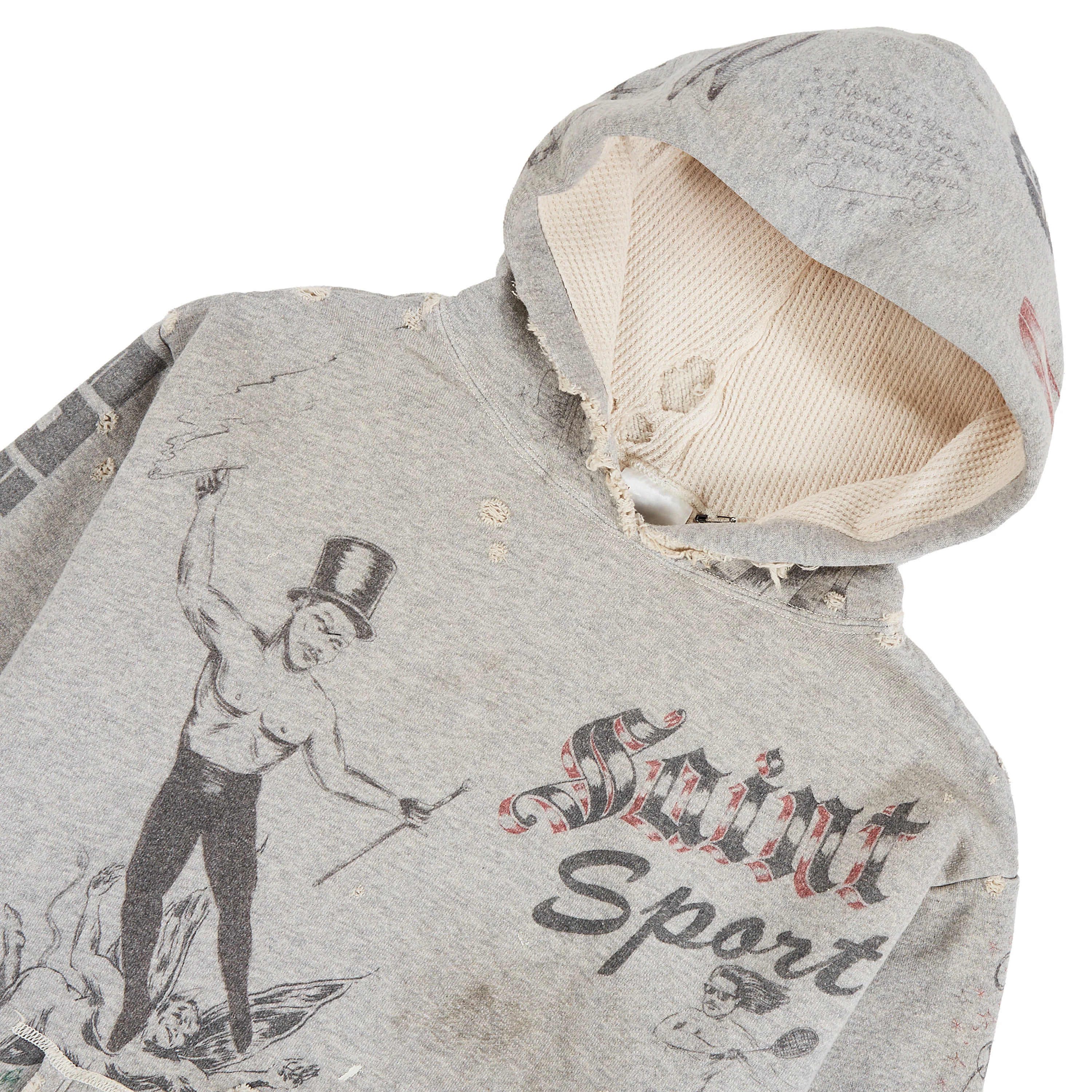Drawing Hoodie | Grey - Image 3