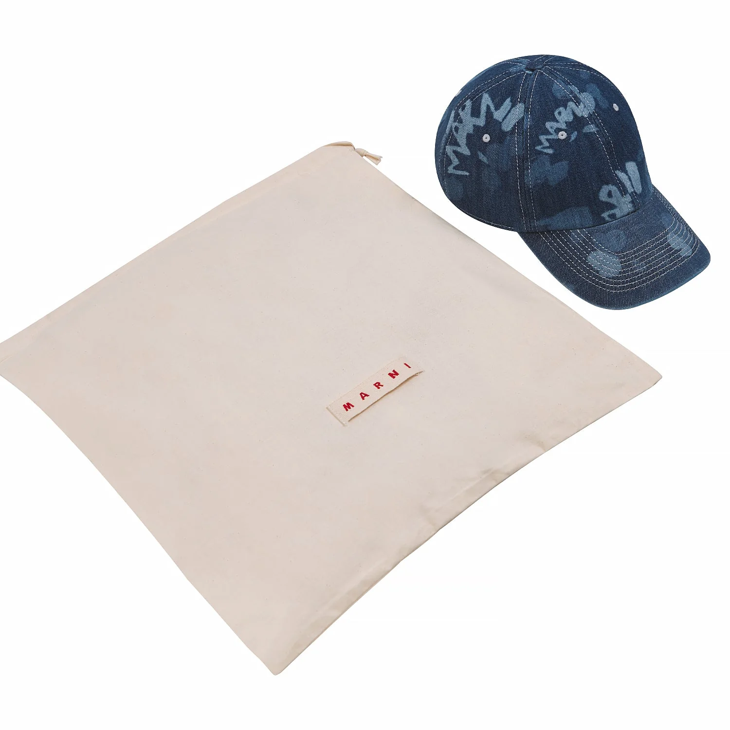 Dripping Logo Denim Hat - Image 5