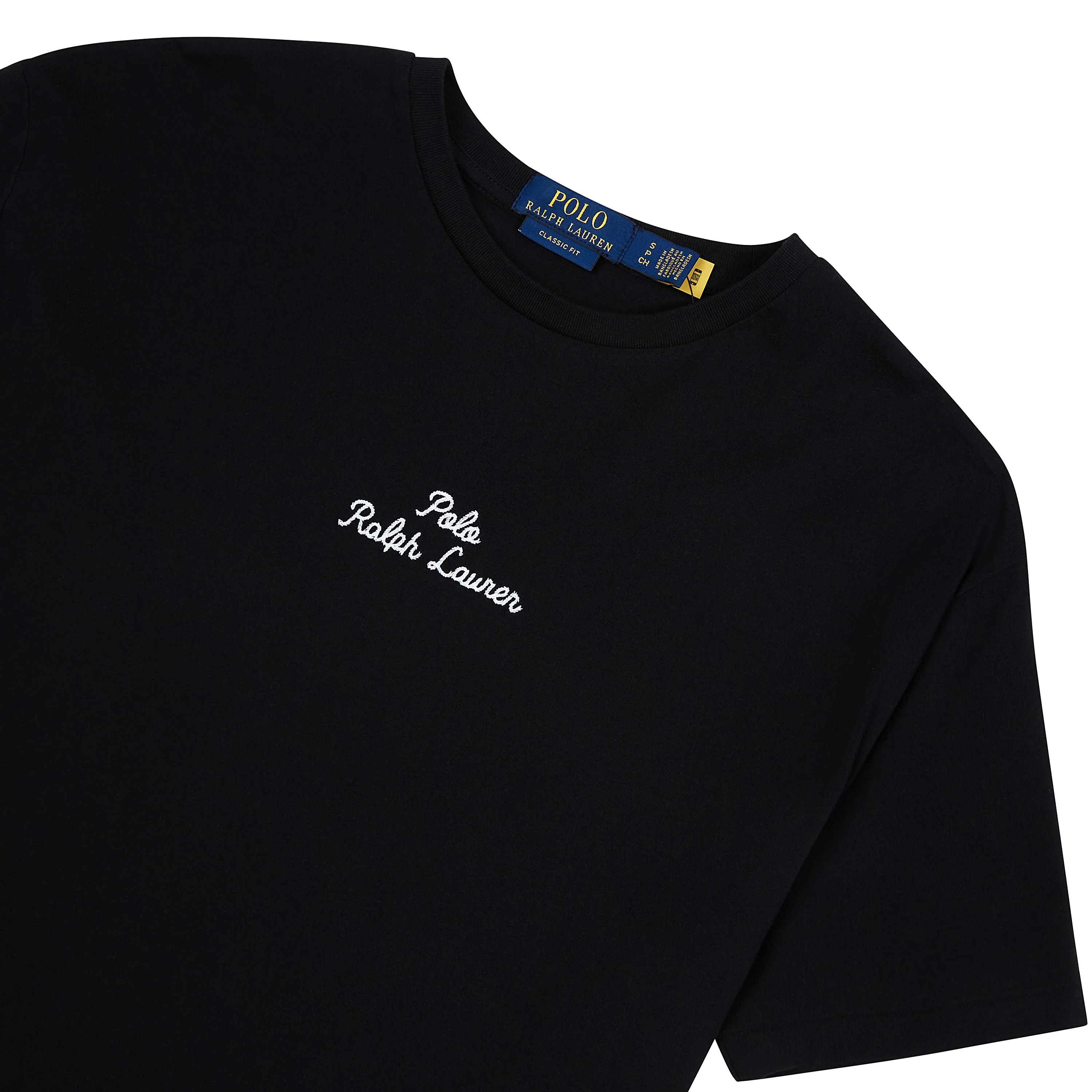 Embroidered Logo Tee | Black - Image 2