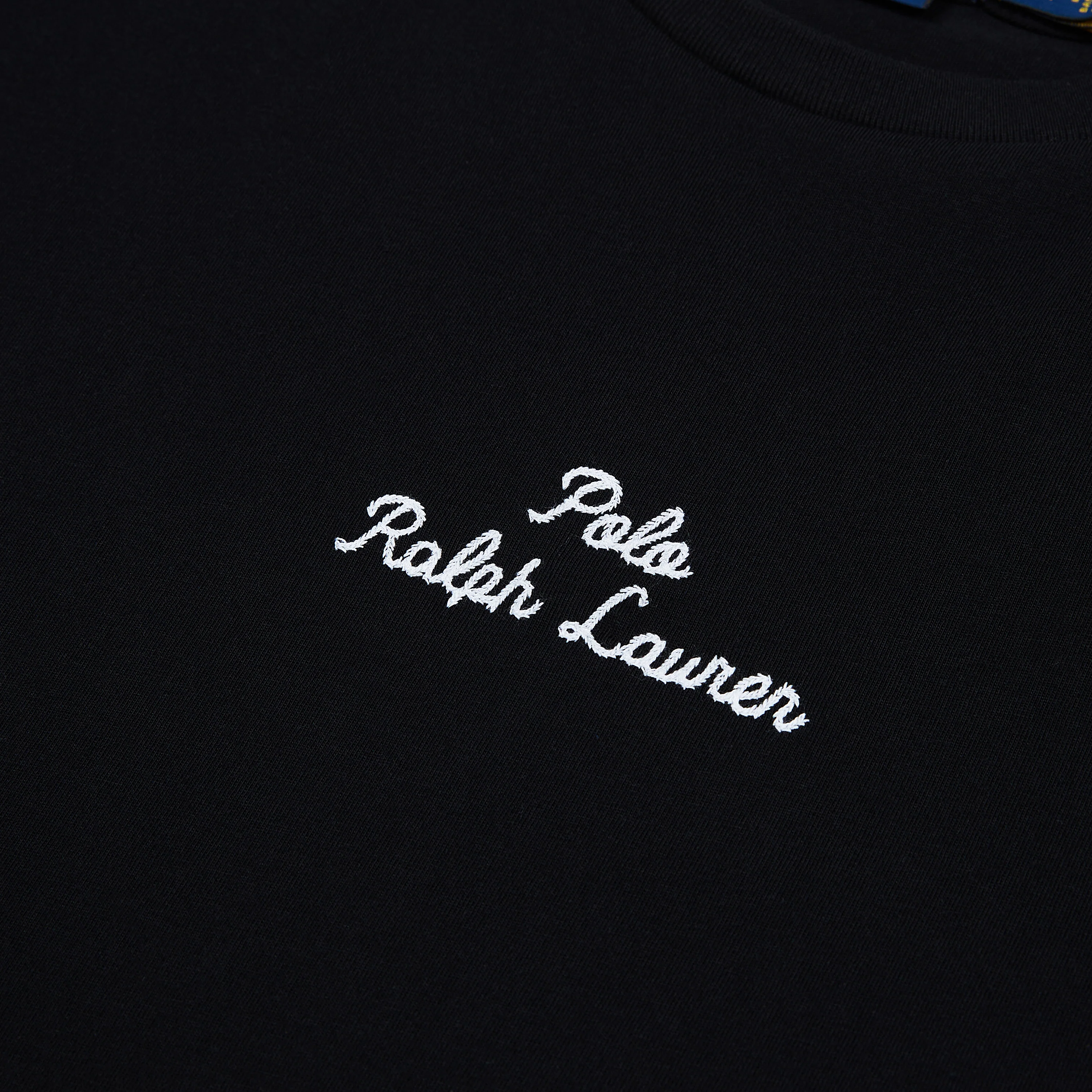 Embroidered Logo Tee | Black - Image 3
