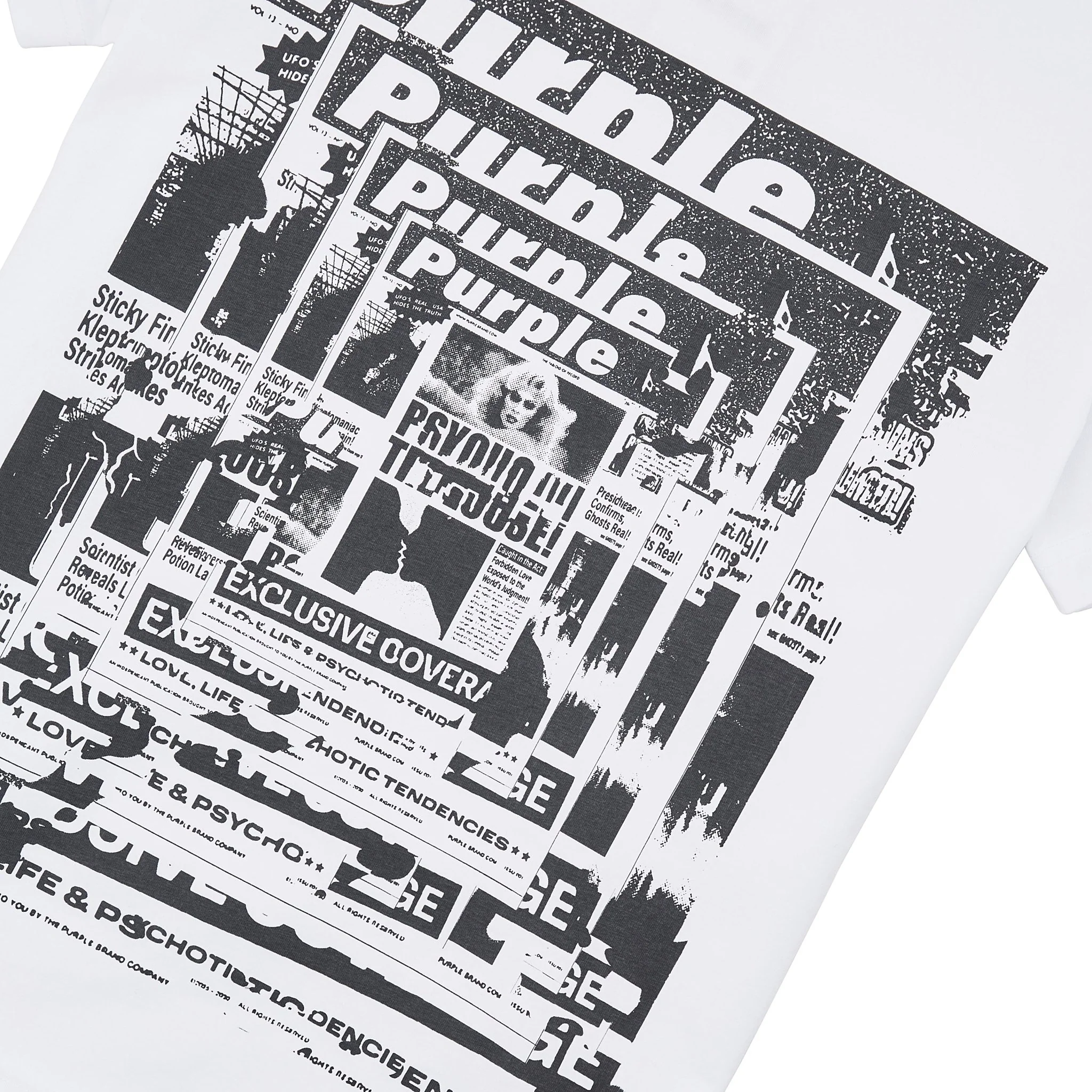 Tabloids Tee | White - Image 3