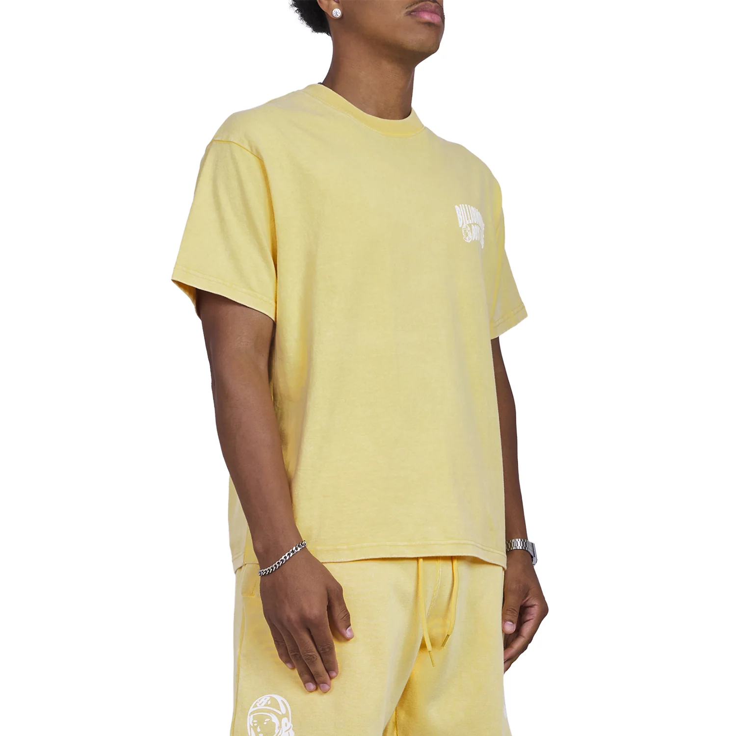 Faded Curve Tee | Pale Marigold - Image 2