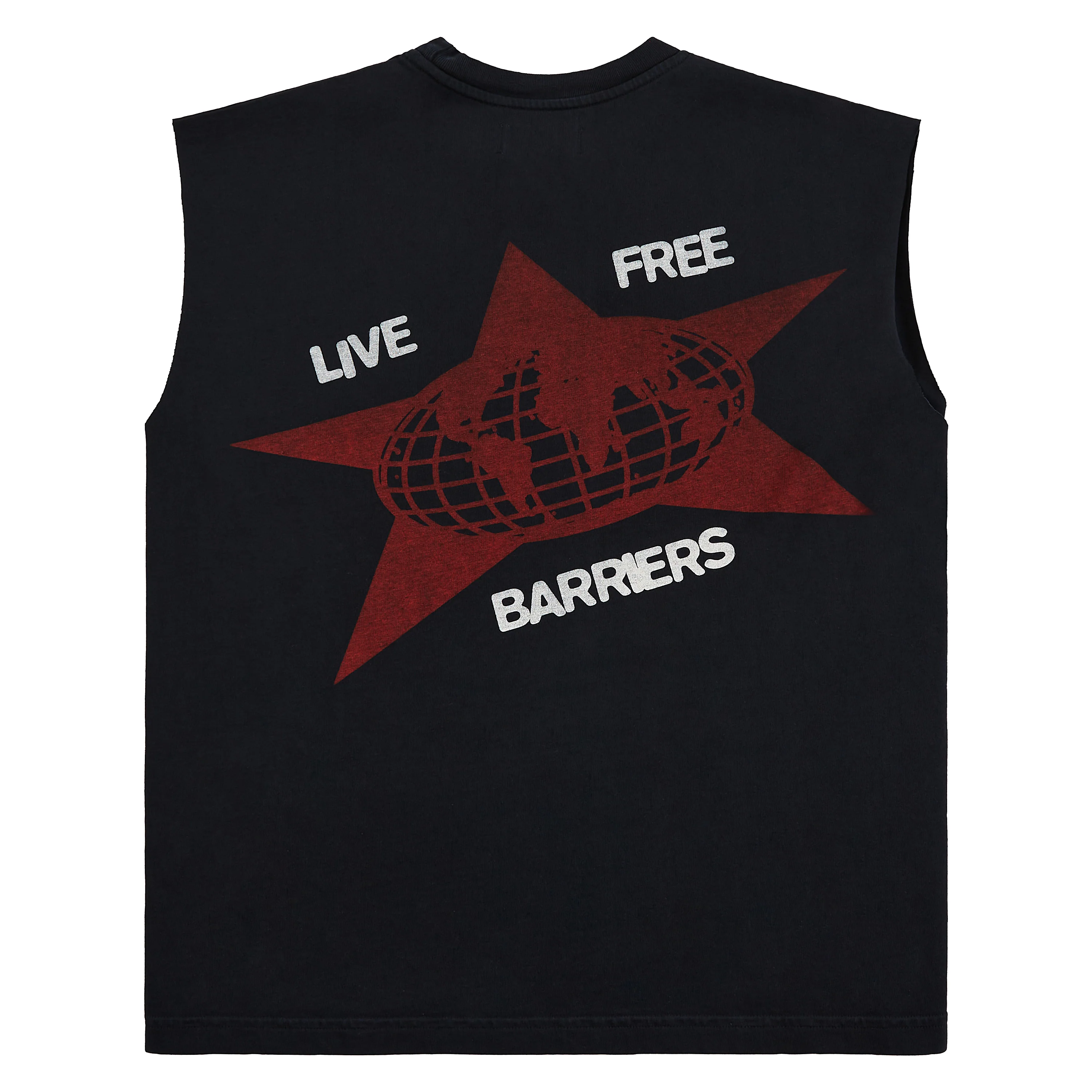 Fist Sleeveless Tee | Black - Image 5