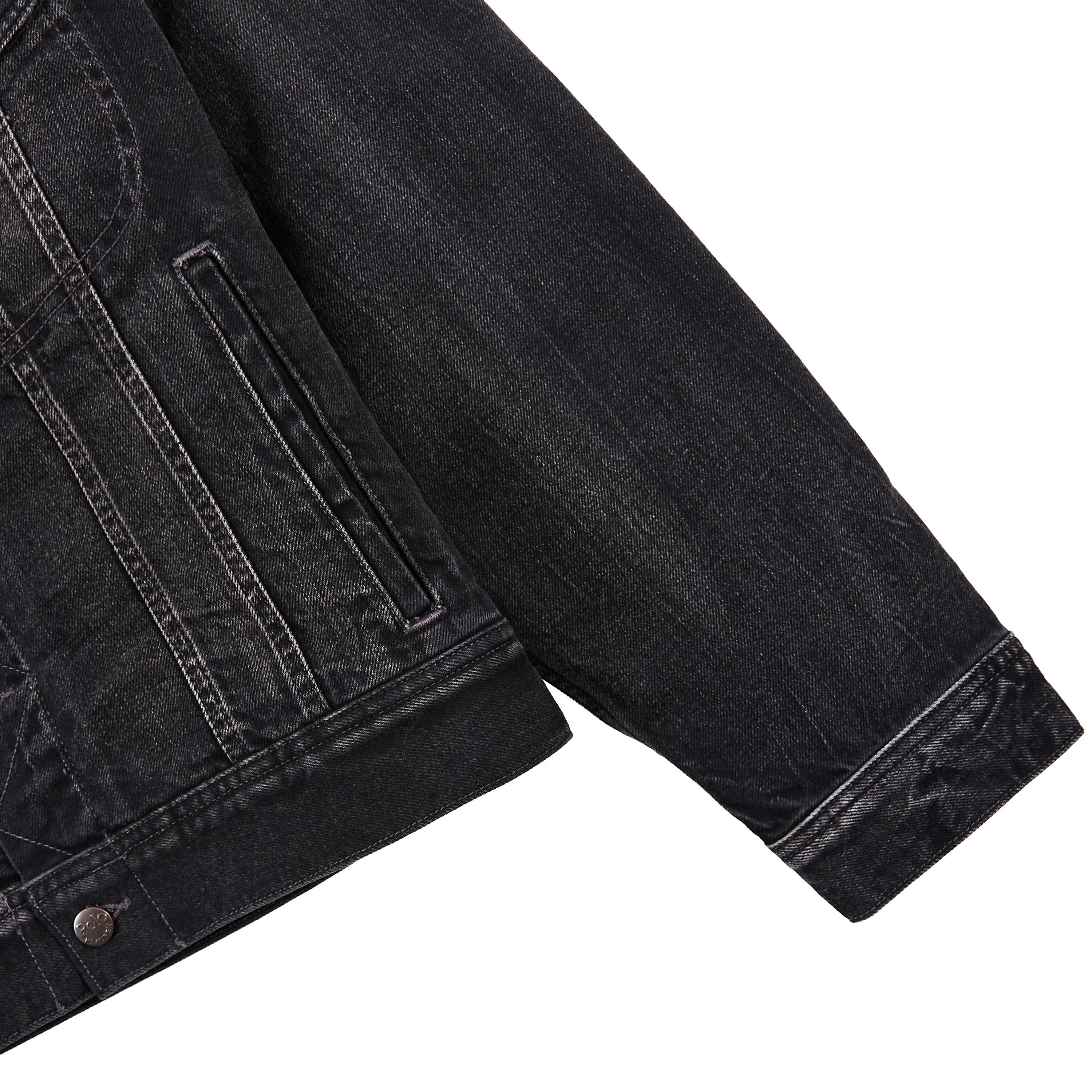 Fleece Lined Trucker Jacket - Image 4