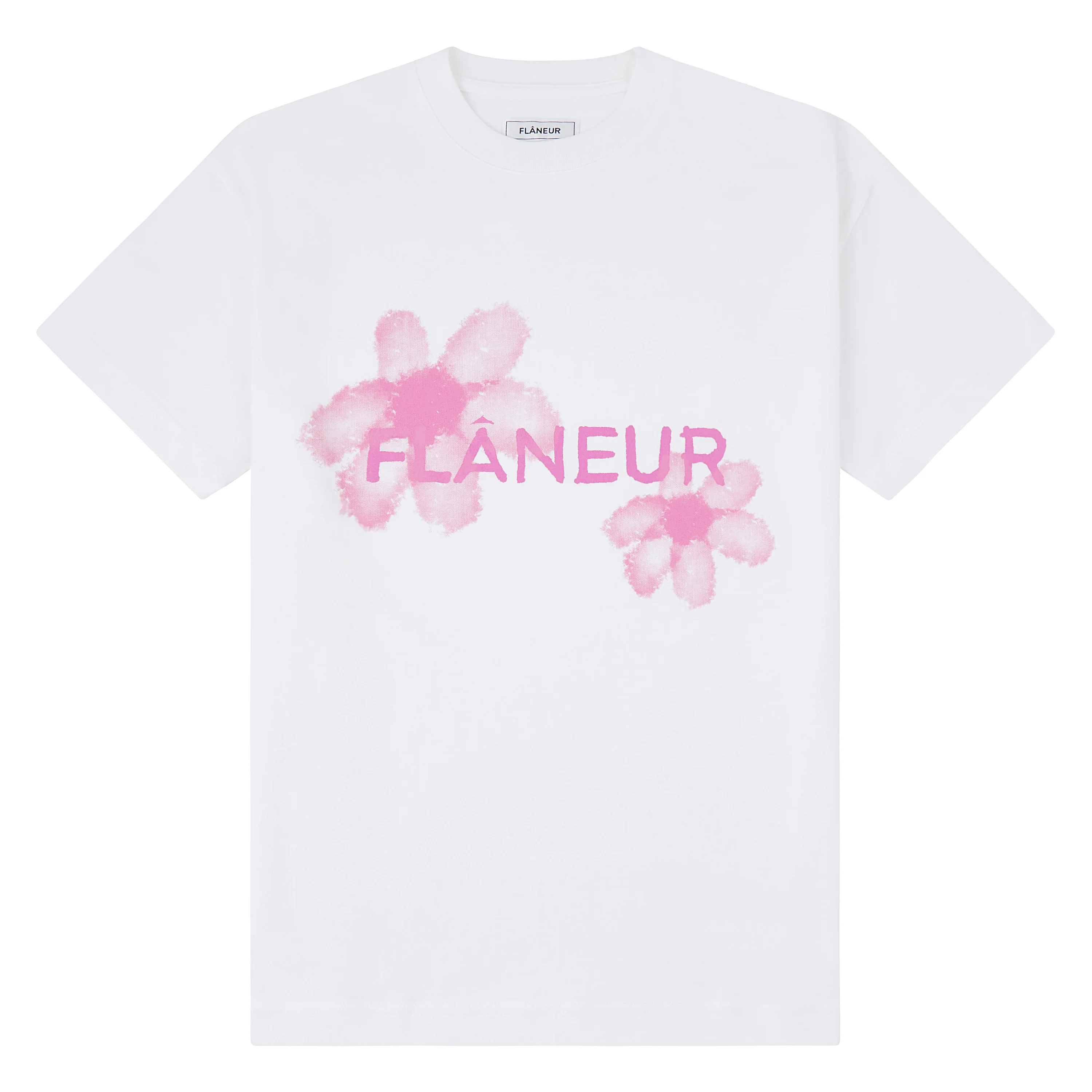 Floral Watercolor Tee | White