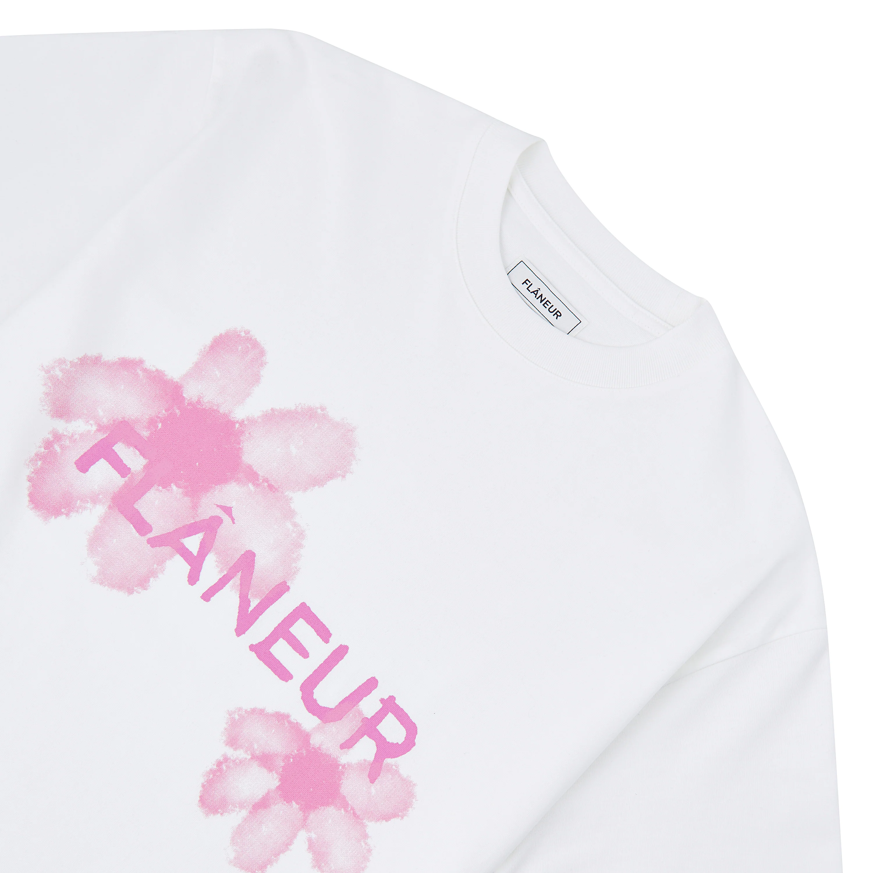 Floral Watercolor Tee | White - Image 3