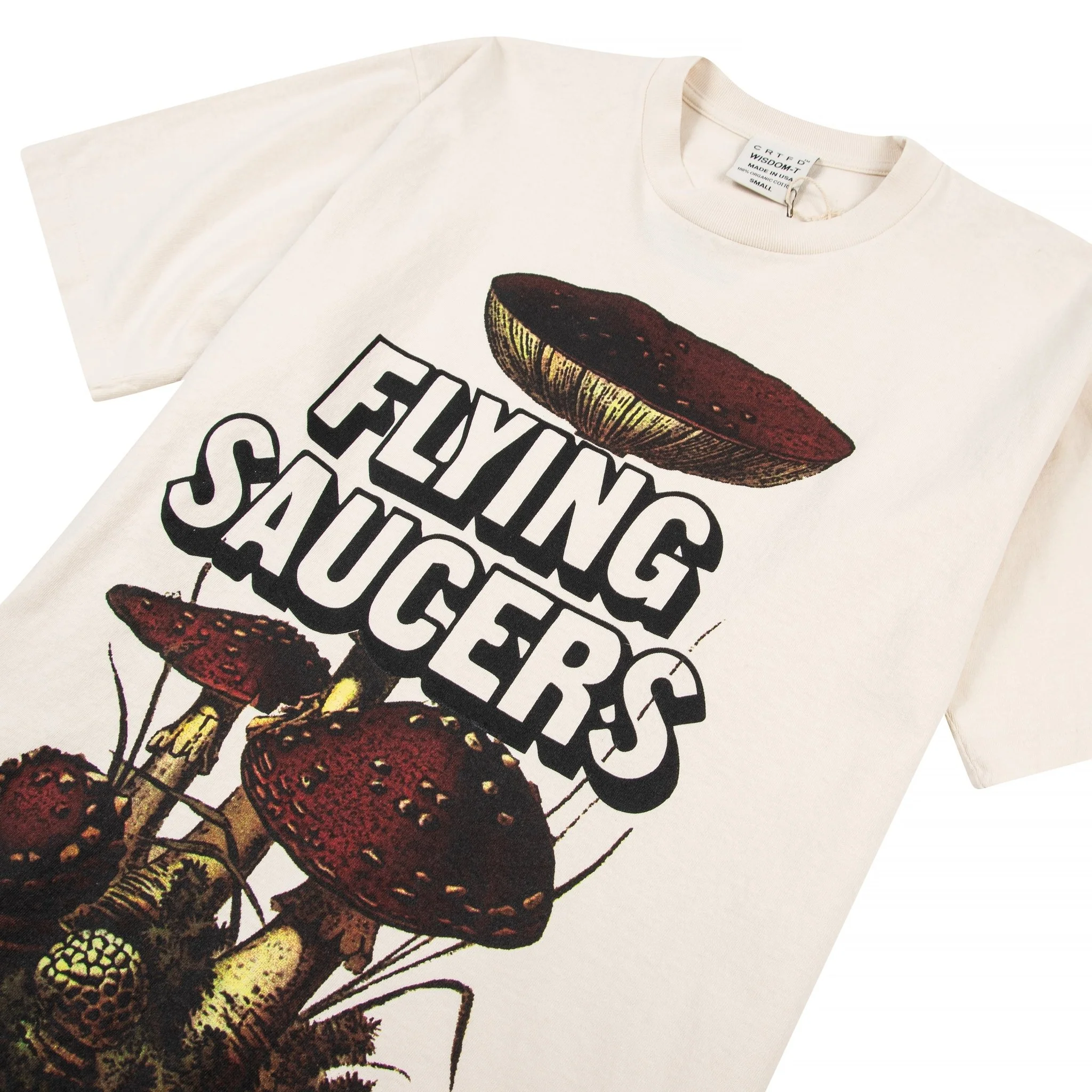Flying Saucers Tee | Natural - Image 2