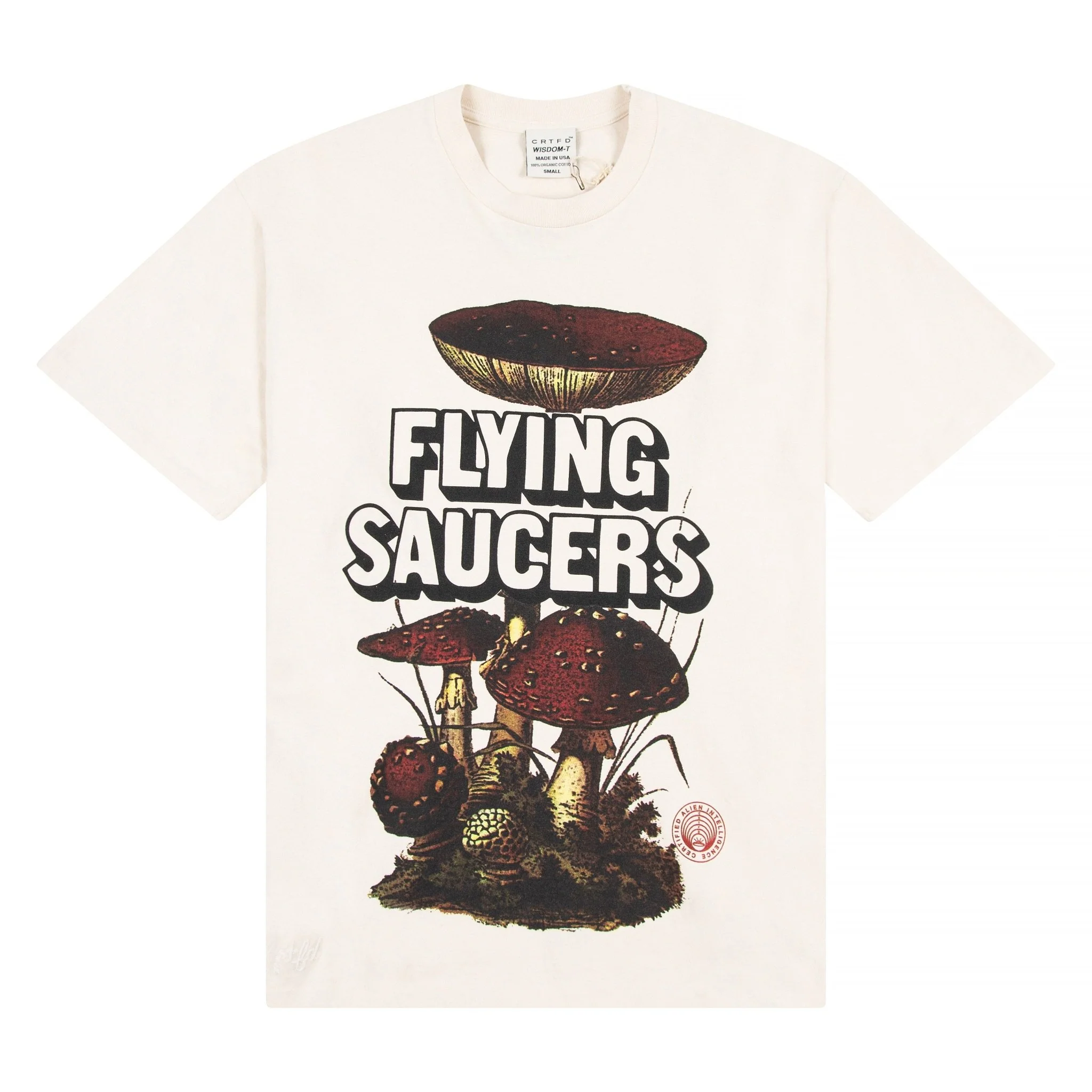 Flying Saucers Tee | Natural - Image 5