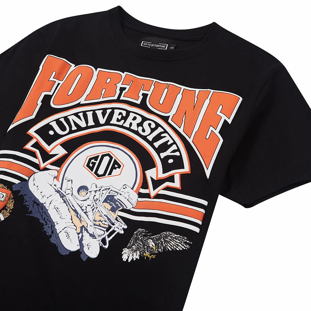 Fortune University Tee | Black - Image 3