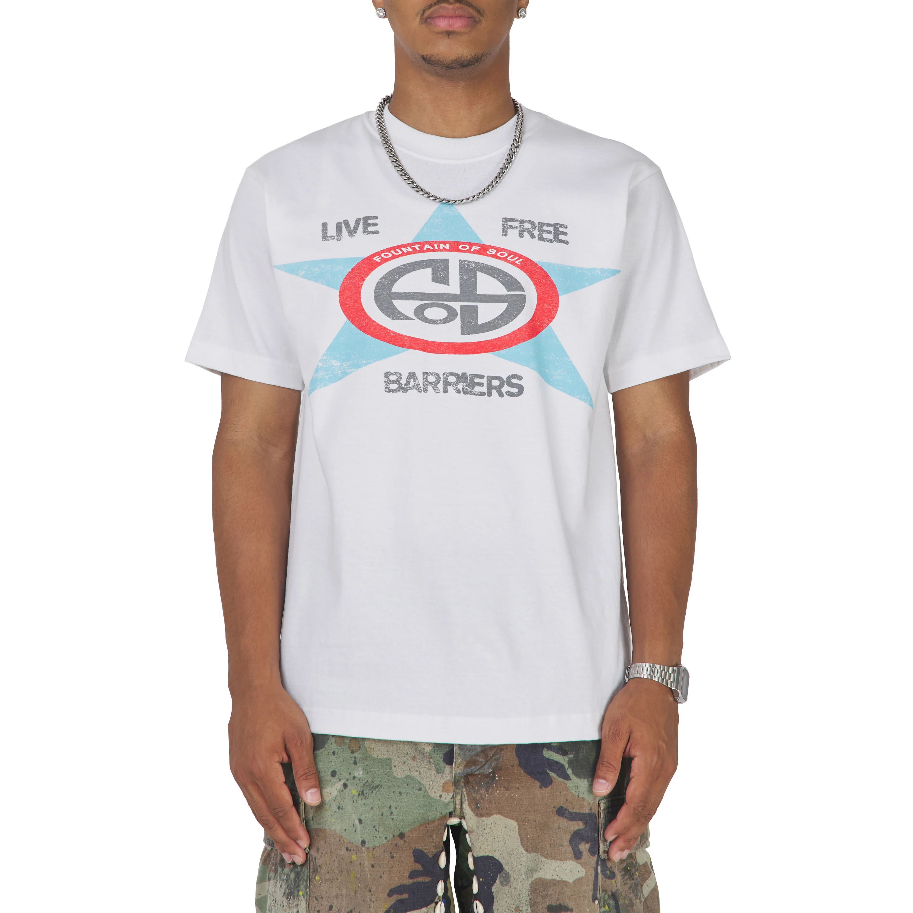 Fountain Of Soul Tee | White - Image 3