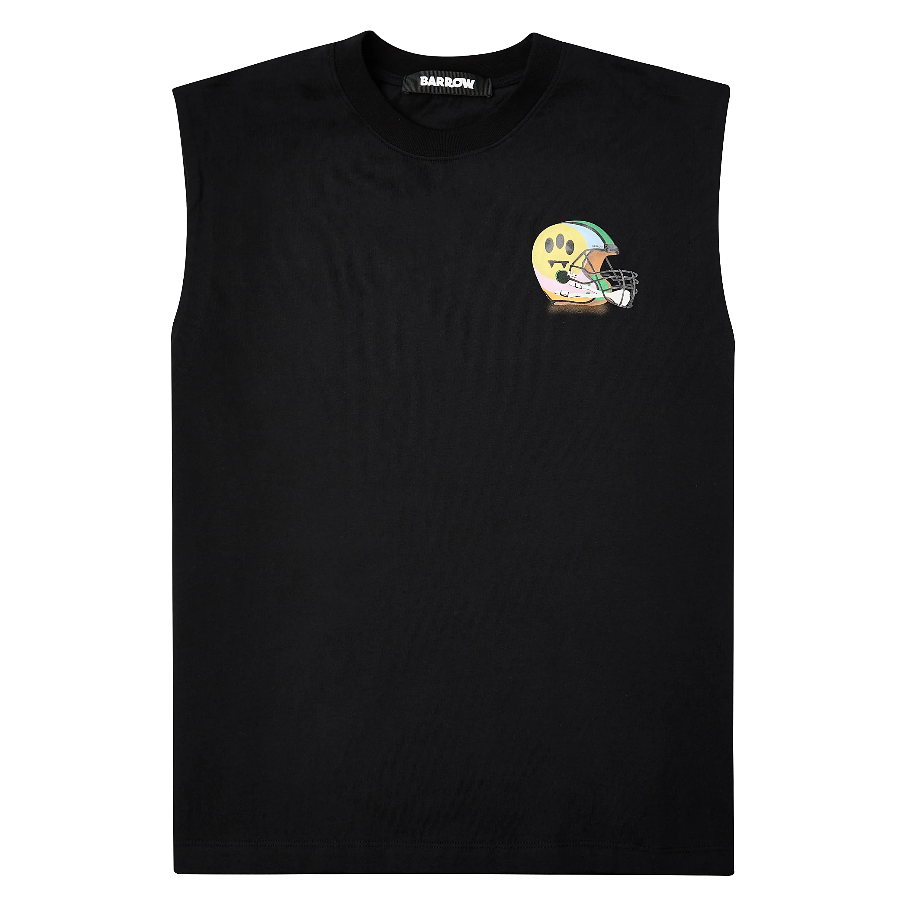 Friendly Match Sleeveless Tee | Black