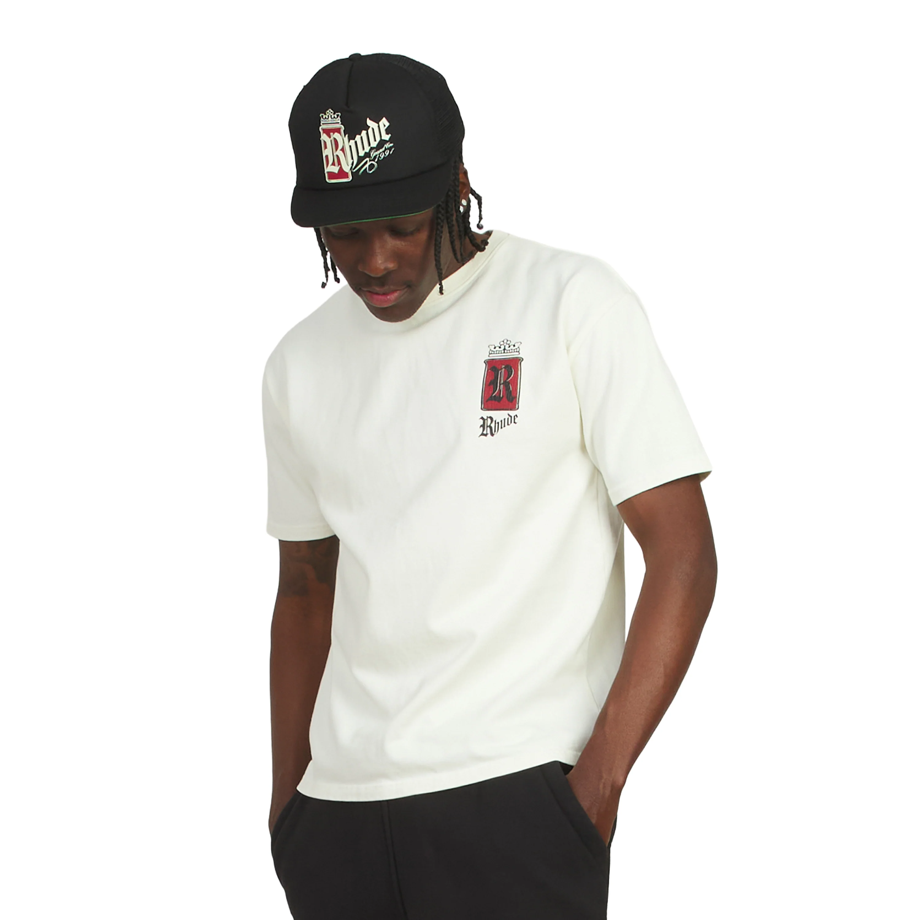 Fumar 91 Tee | Vintage White/Black/Red - Image 6