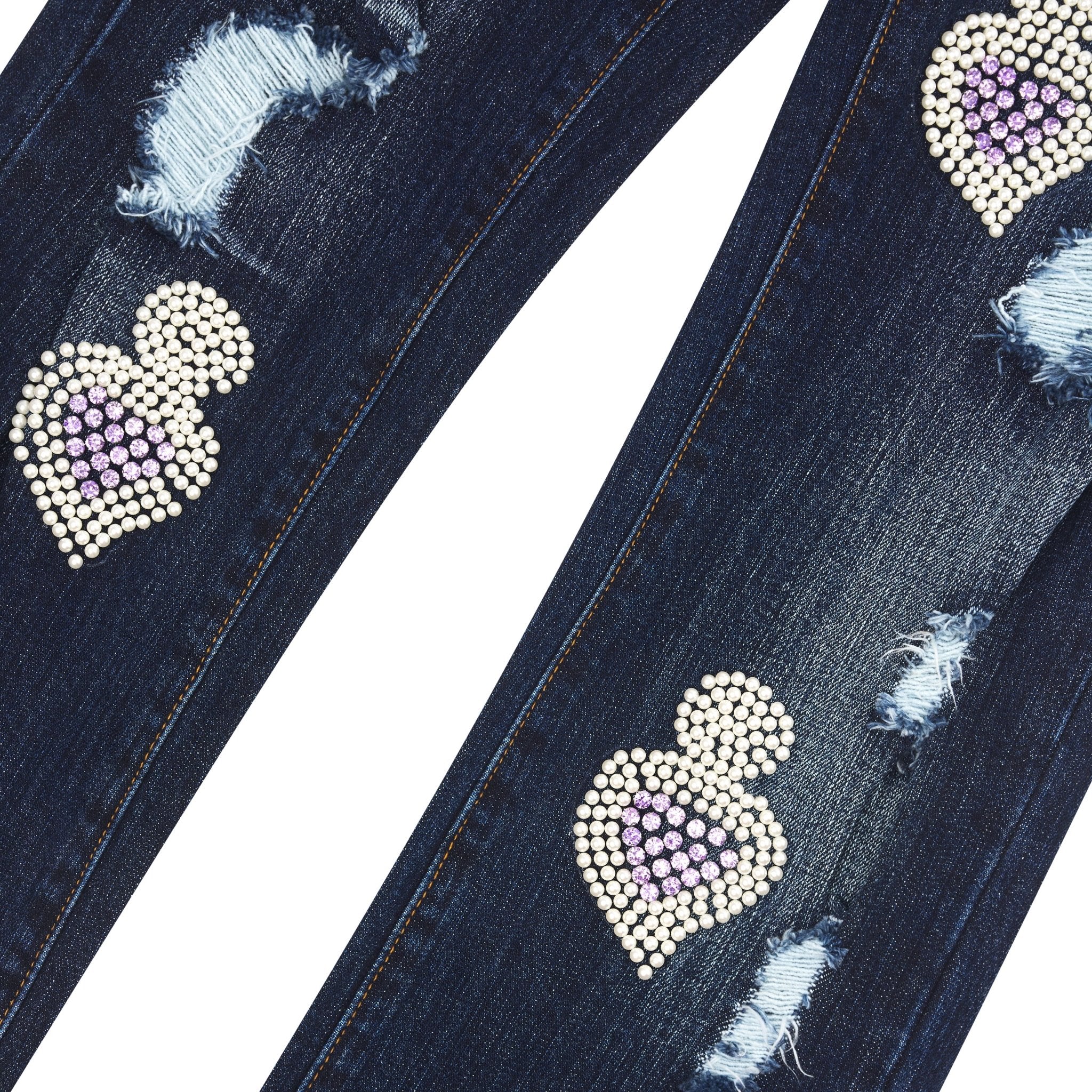 Fumi Diamond Denim | Dark Wash/Purple - Image 4