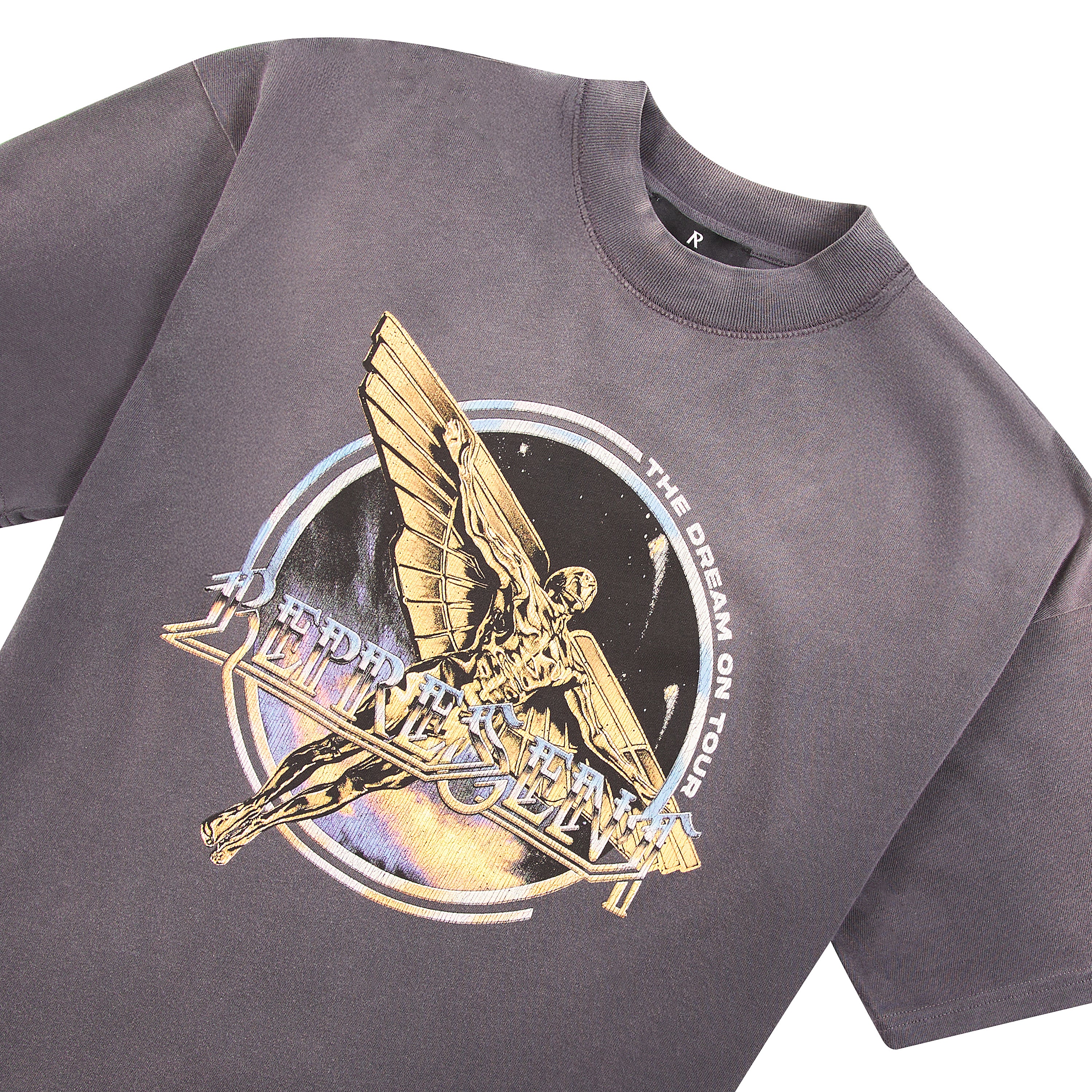 Golden Tour Tee | Sun Fade Grey - Image 3