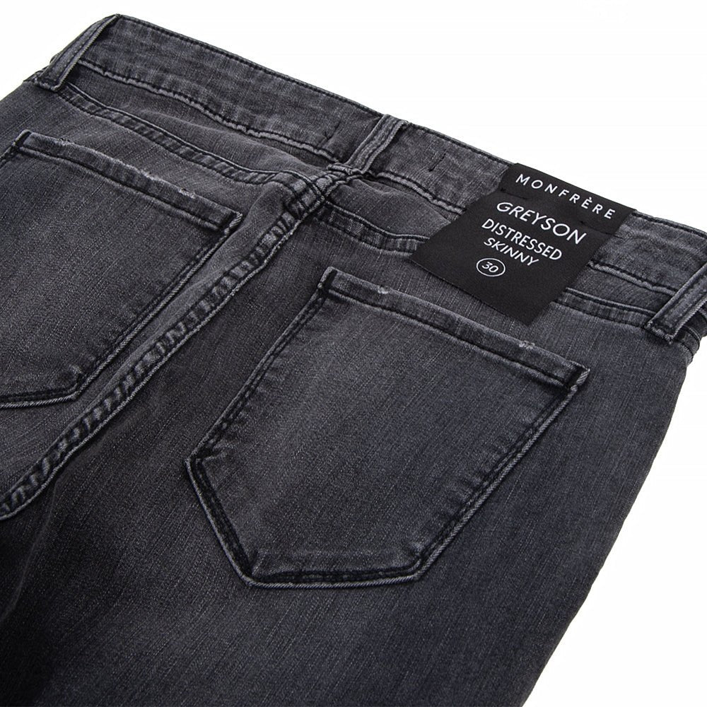 Greyson Distressed Oxford Denim - Image 4