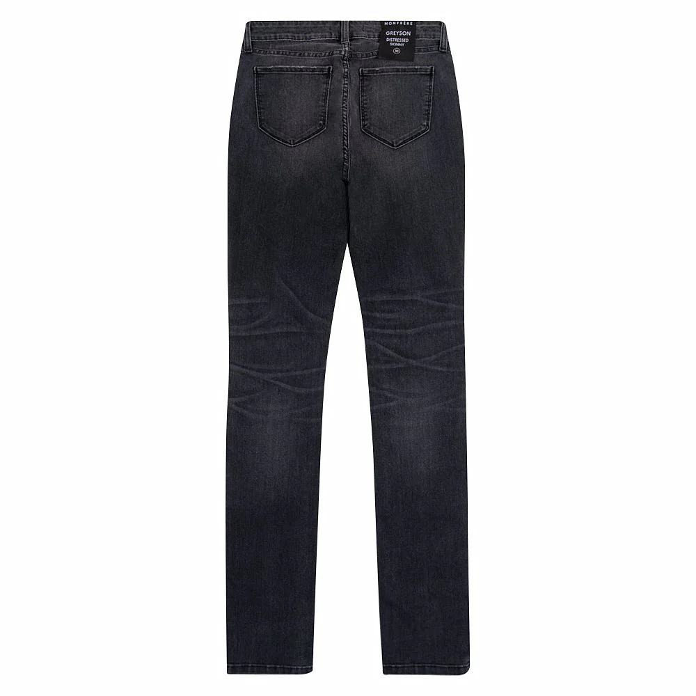 Greyson Distressed Oxford Denim - Image 5