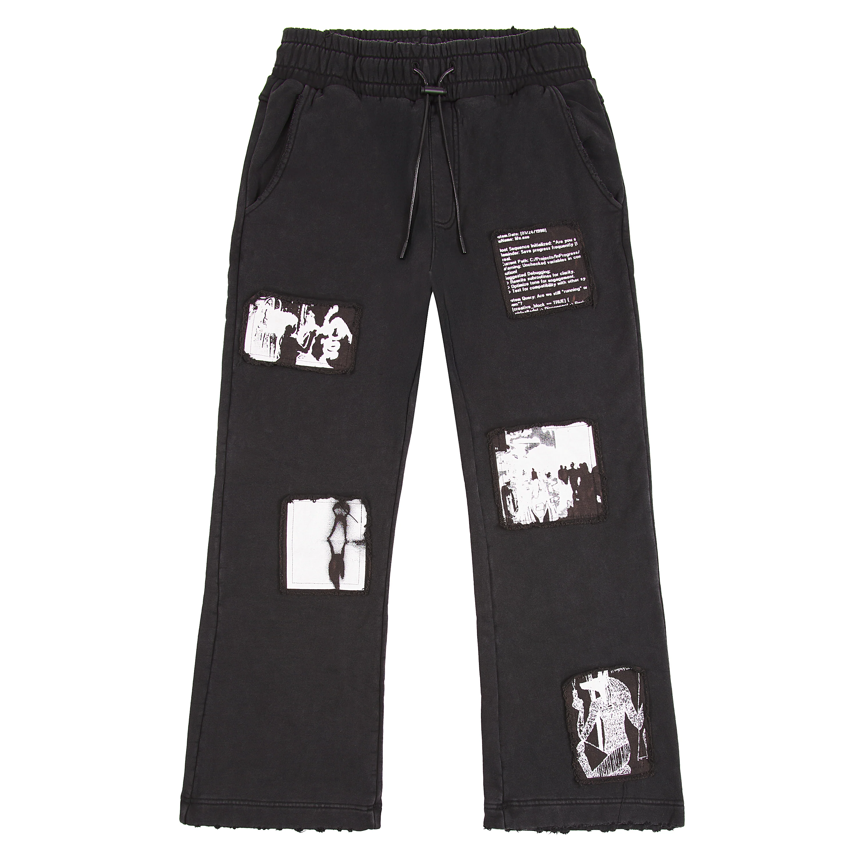 Griffin Digital Patch Sweatpant | Black
