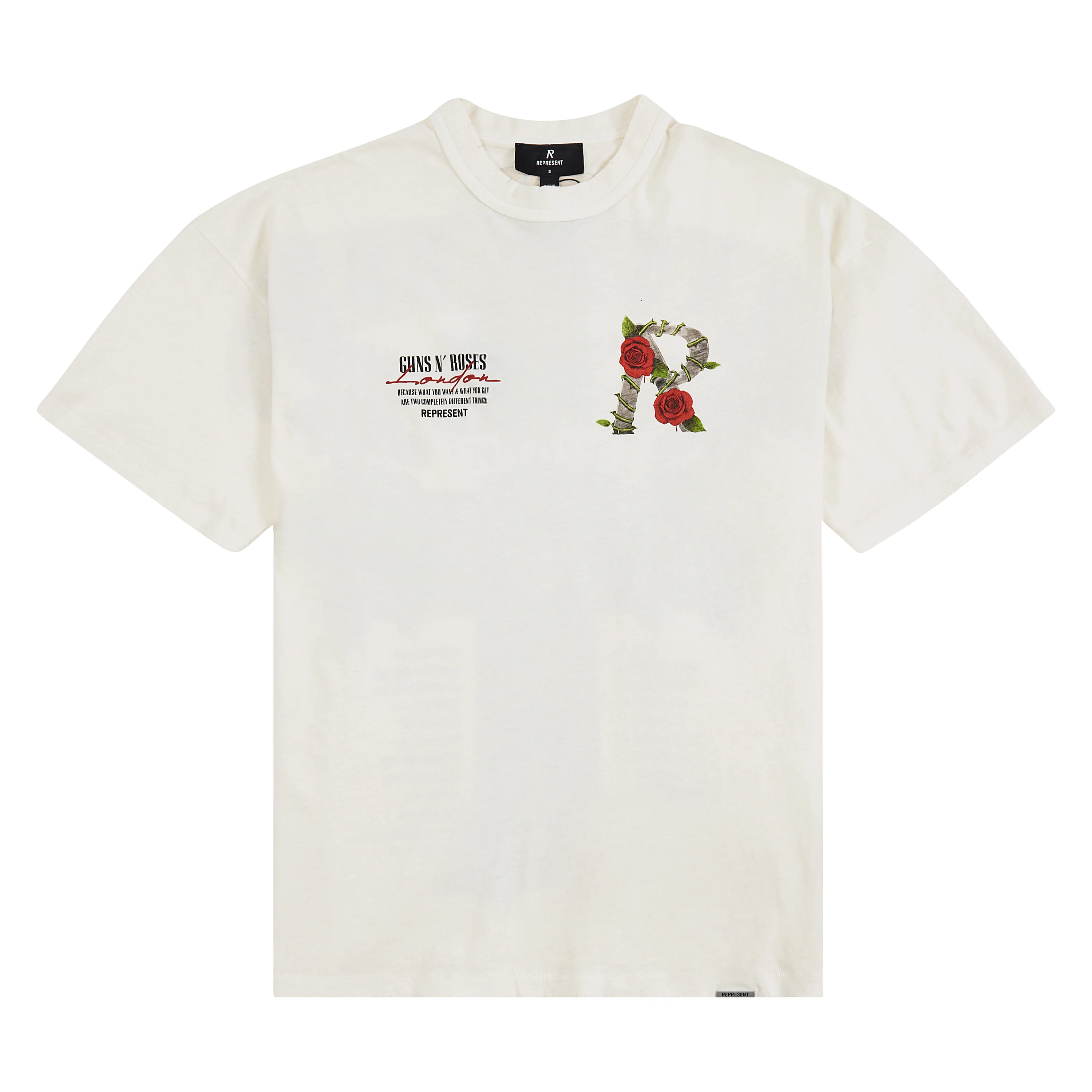 Guns N' Roses Tour Tee | Flat White