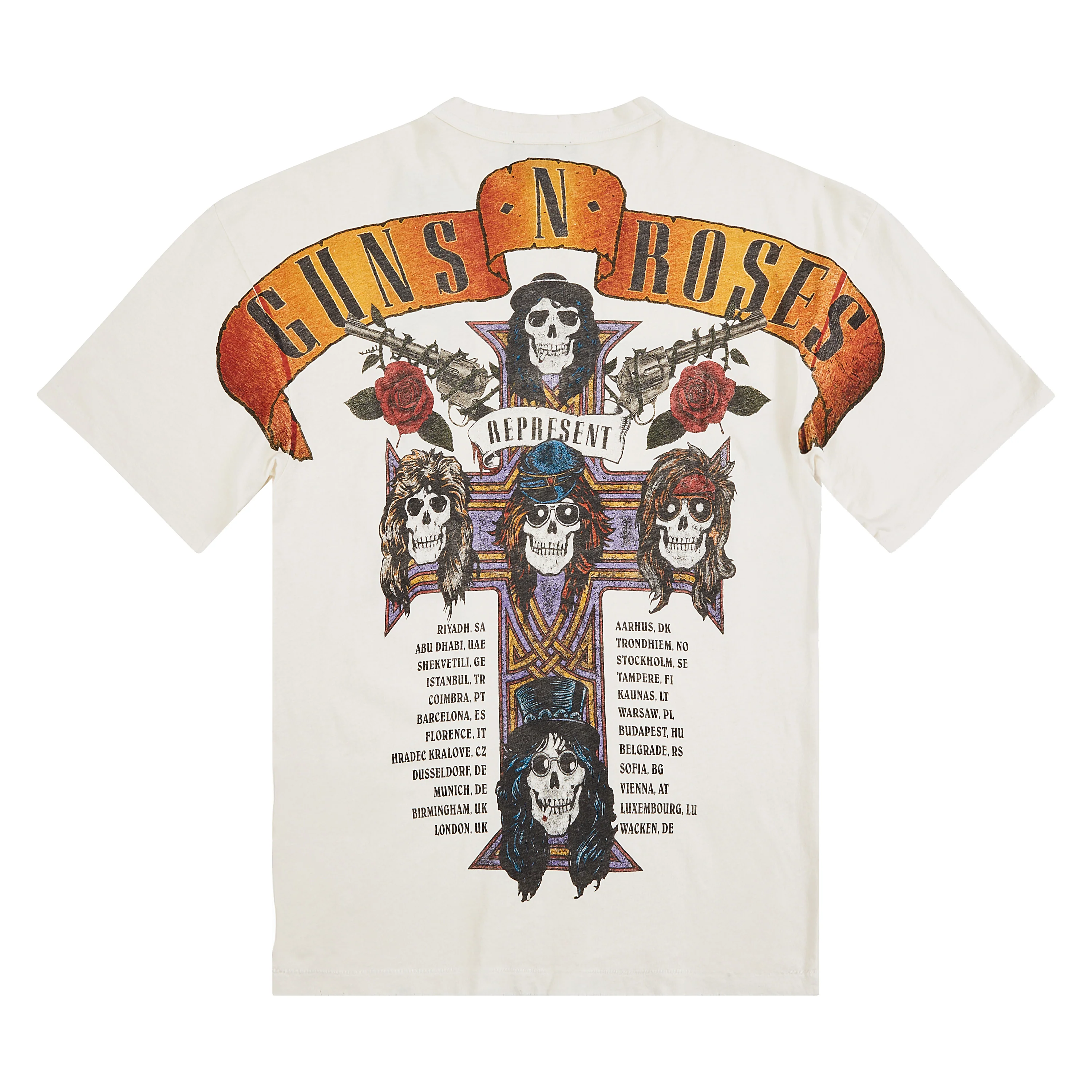 Guns N' Roses Tour Tee | Flat White - Image 5