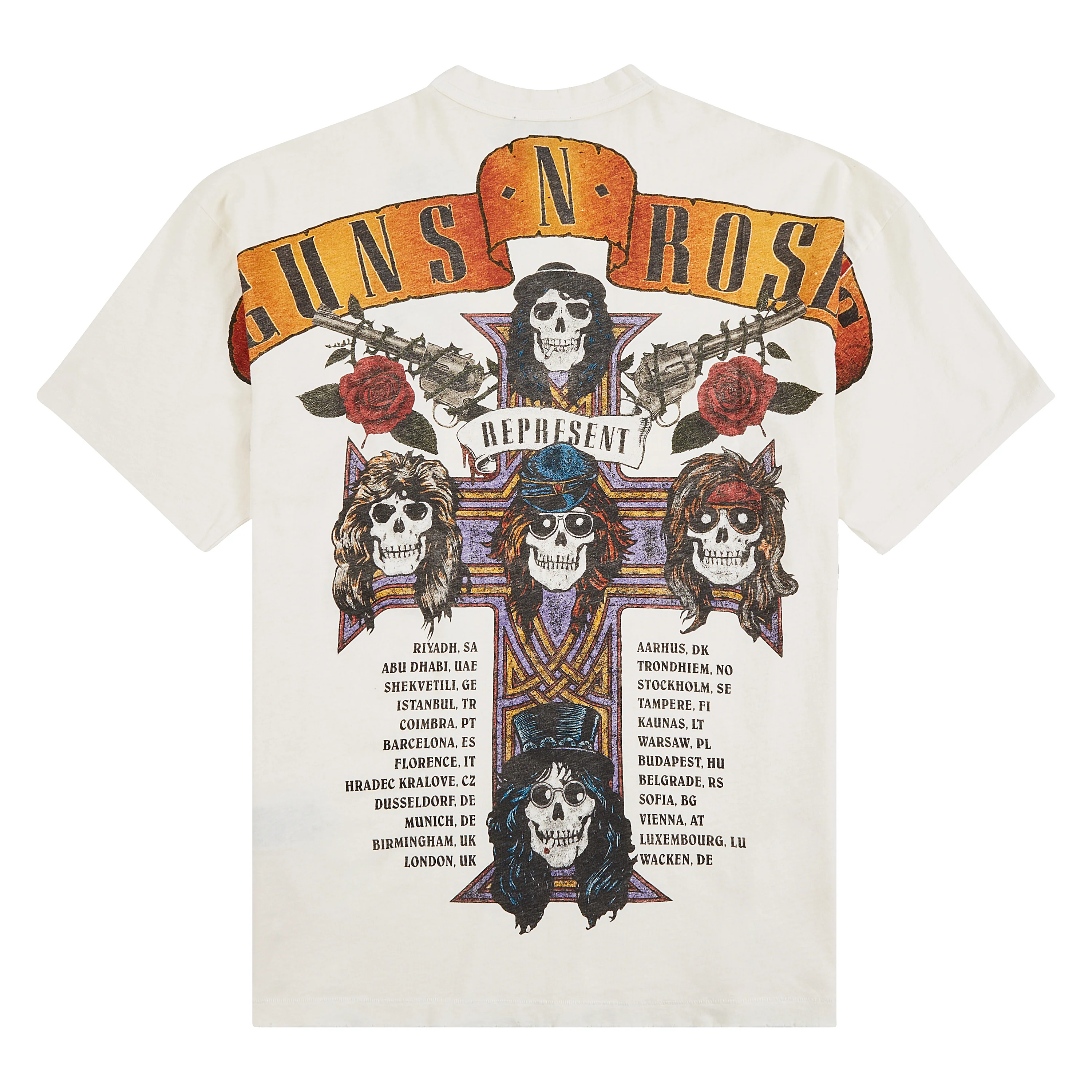 Guns N' Roses Tour Tee | Flat White - Image 6