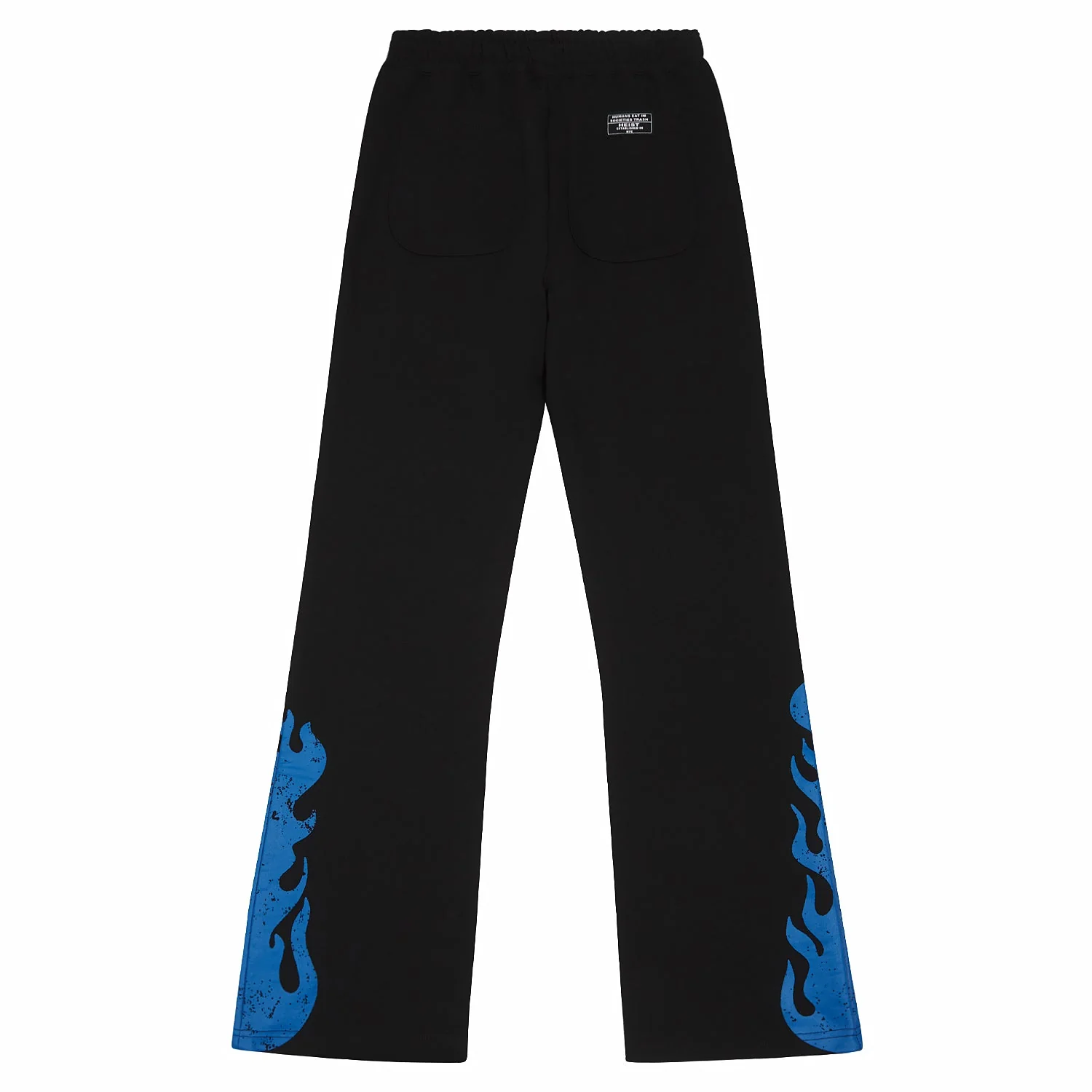 H.E.I.S.T. Flare Sweatpant | Black/Blue - Image 4