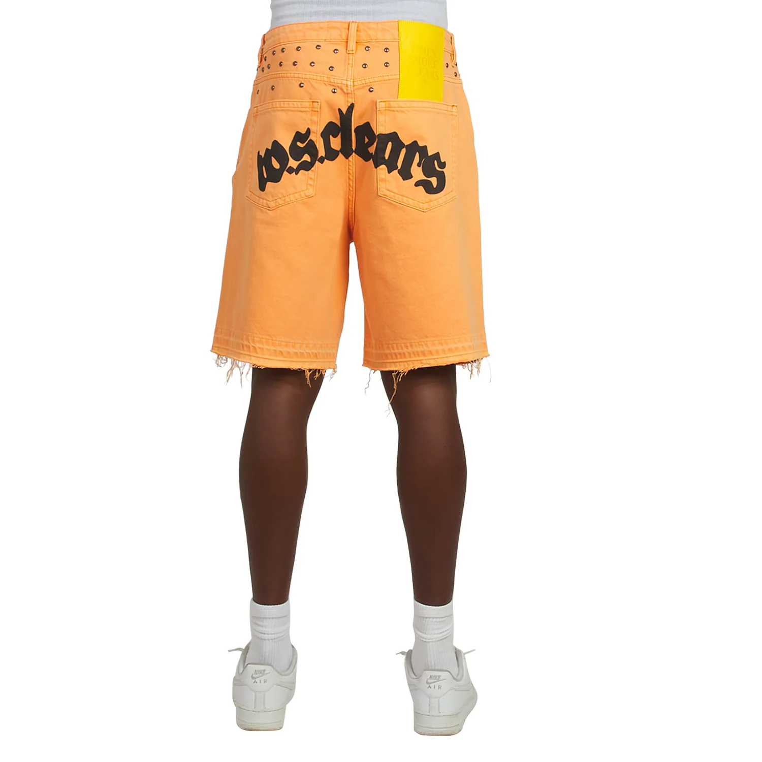 Halfstar Denim Short | Mellow Orange/Black - Image 4