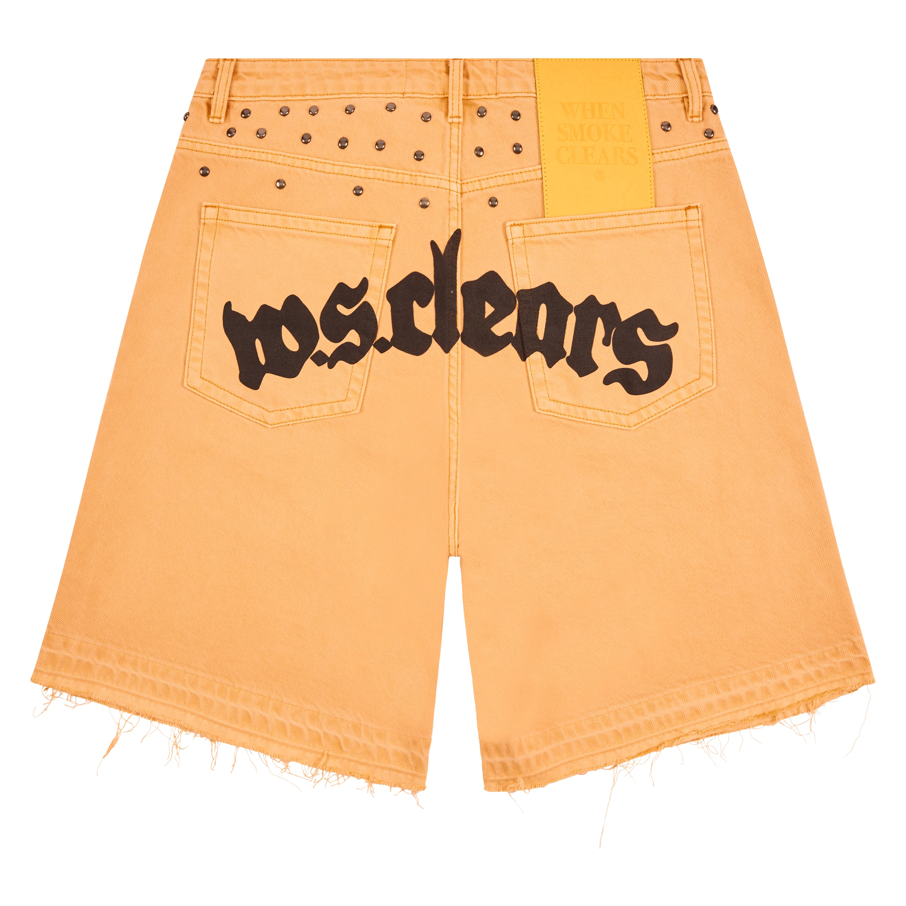 Halfstar Denim Short | Mellow Orange/Black - Image 5