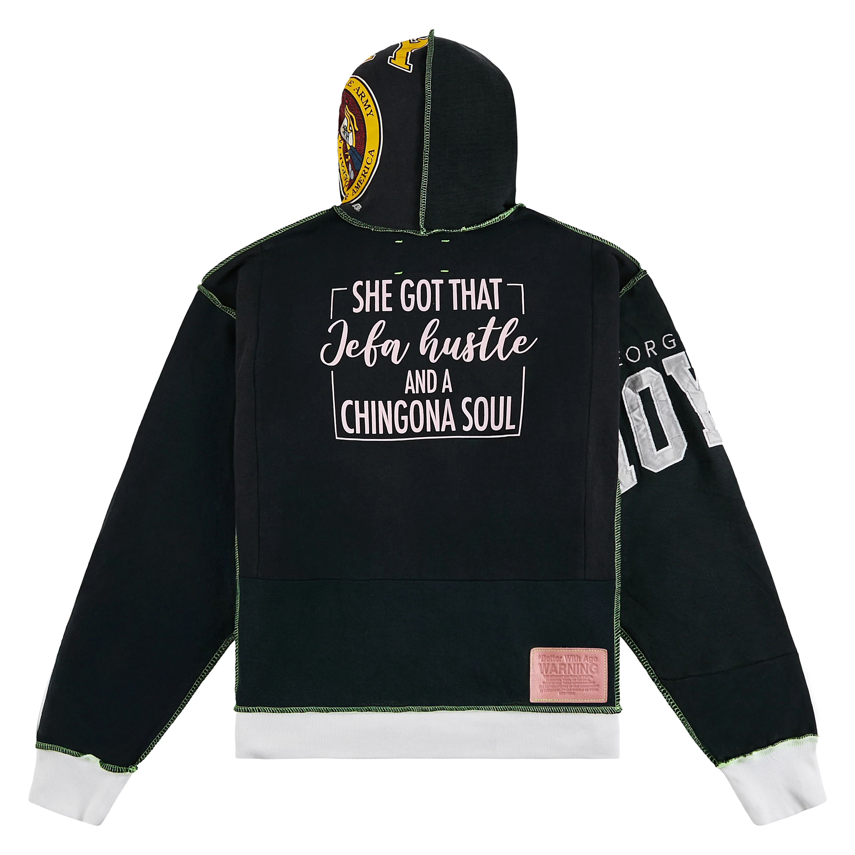 Halifax Reconstructed Full-Zip Hoodie | Soul XL - Image 2