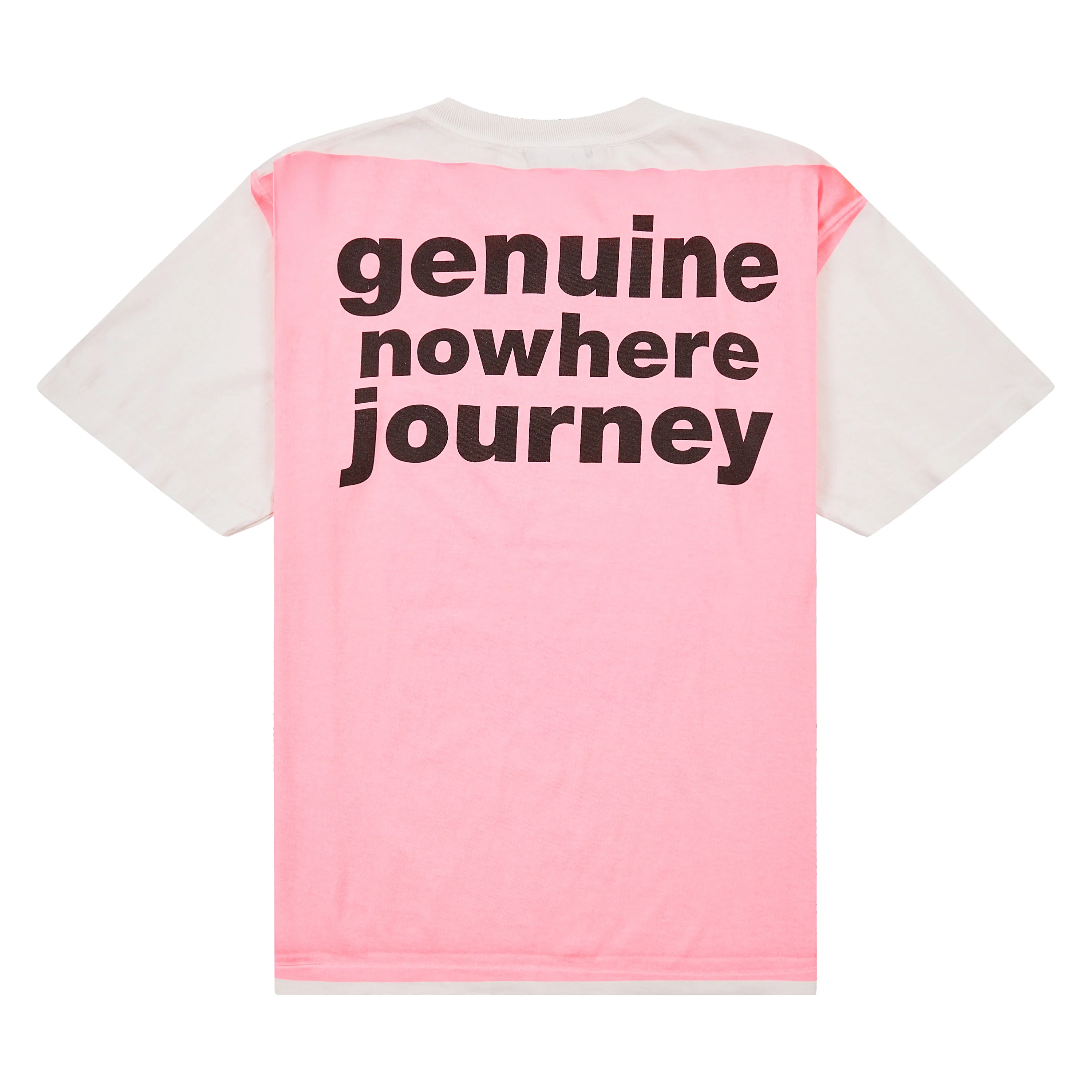 Mad Face Handprinting Tee | White/Pink - Image 4