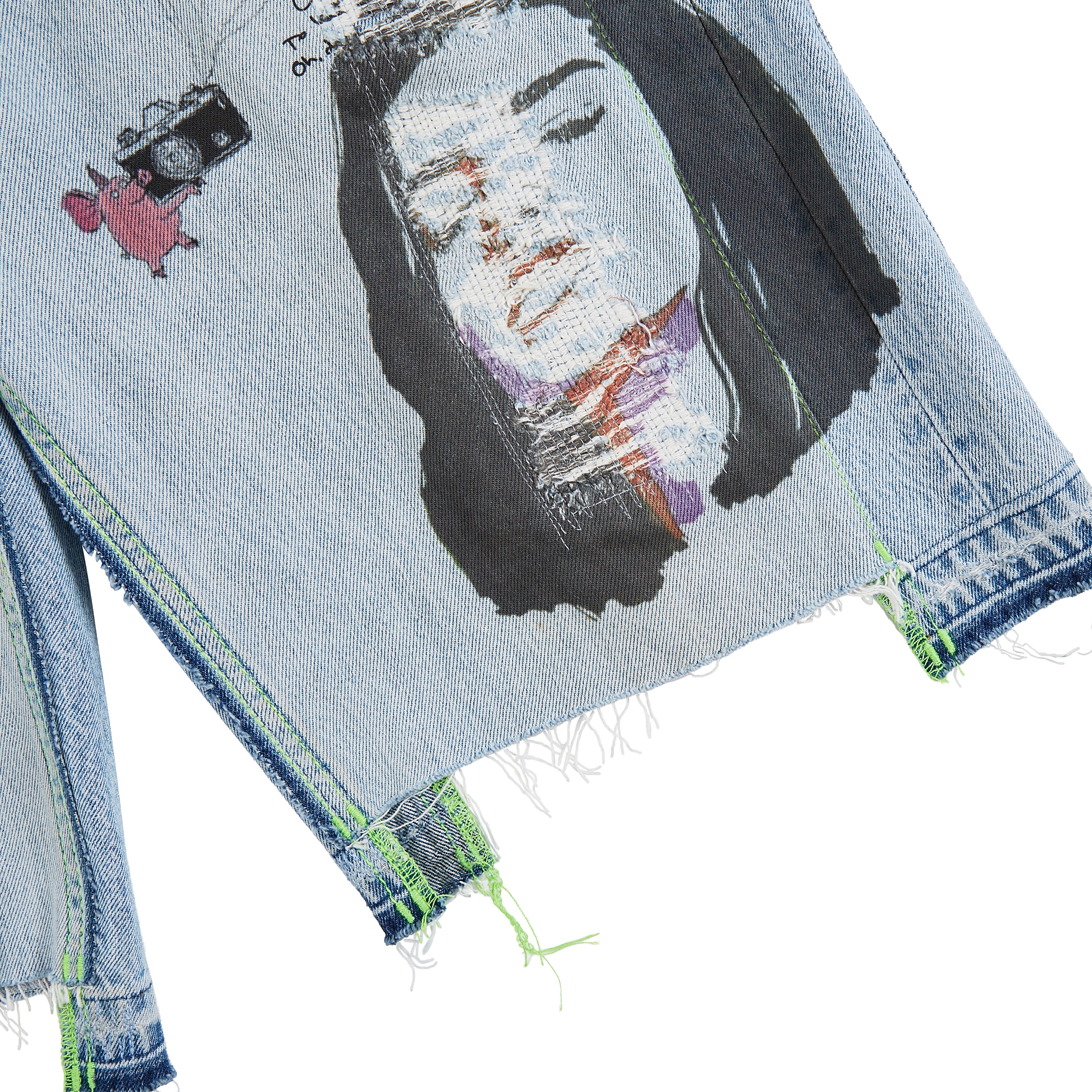 Harrison Triple-Wide Denim Short | Light Distressed - Image 3