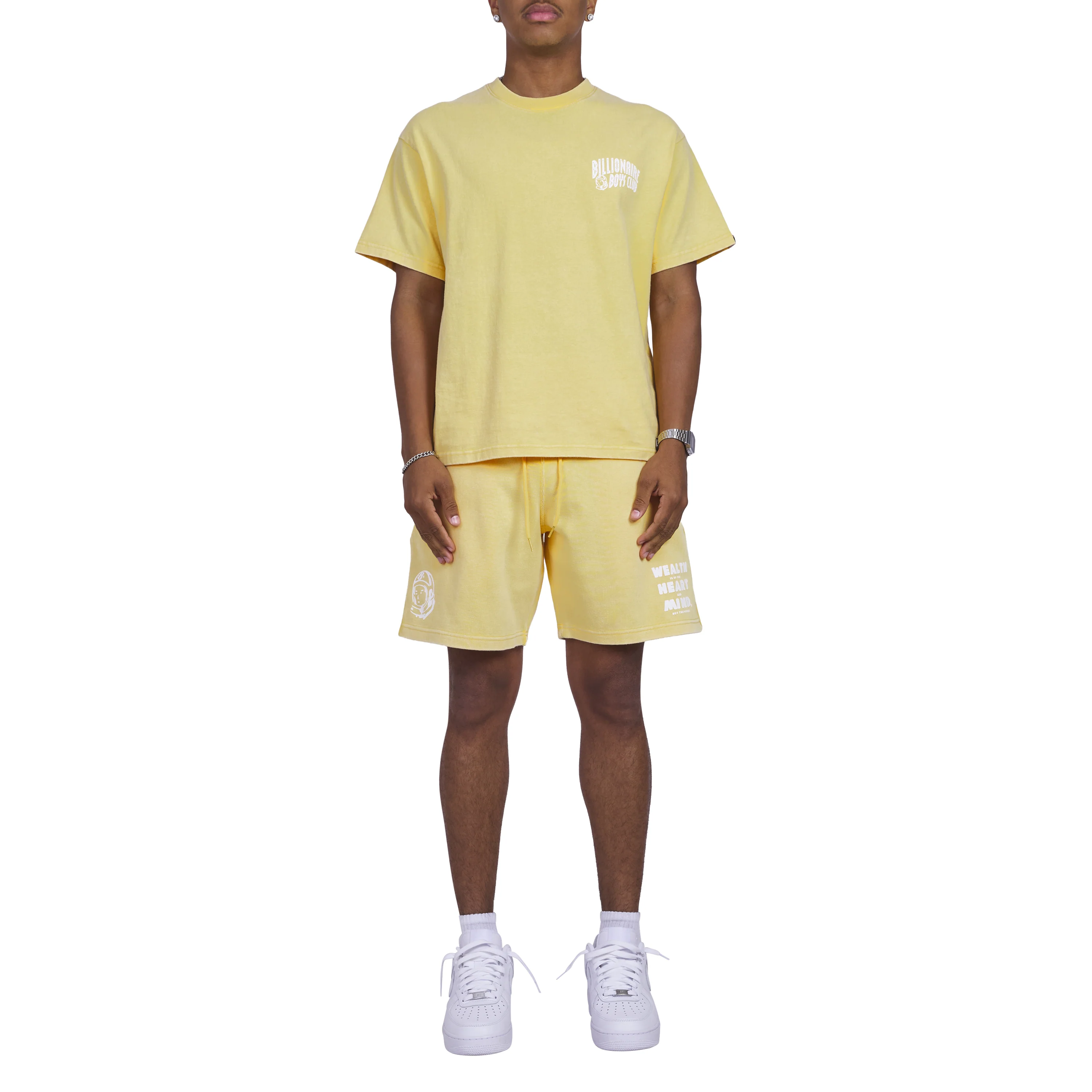 Helmet Sweatshort | Pale Marigold - Image 6