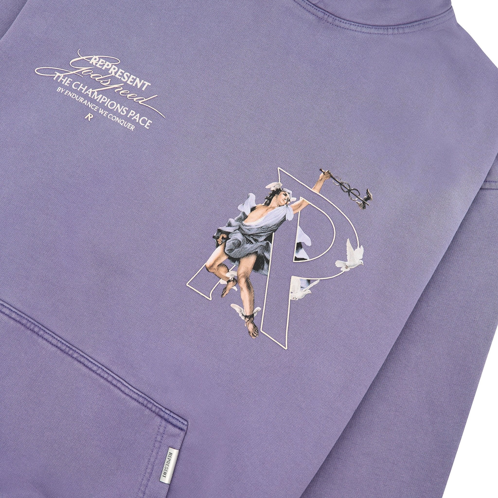 Hermes Pullover Hoodie | Purple - Image 3