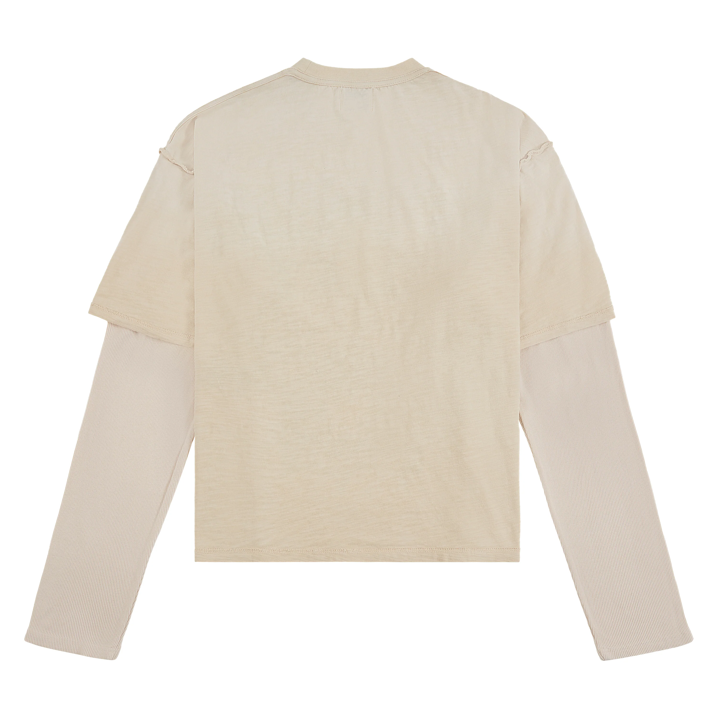 Hot As Hell Layered Tee | Antique White - Image 2