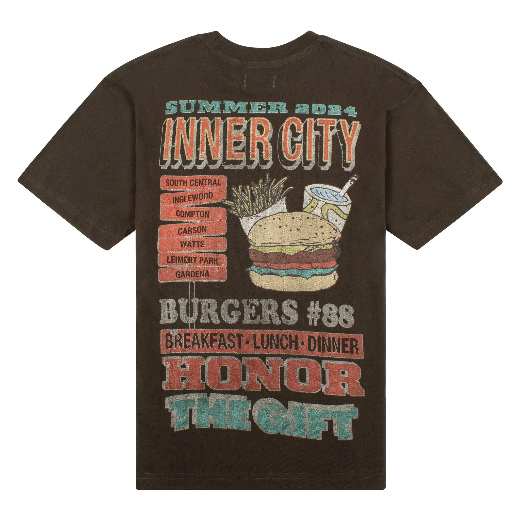 HTG Burgers Tee | Black - Image 2