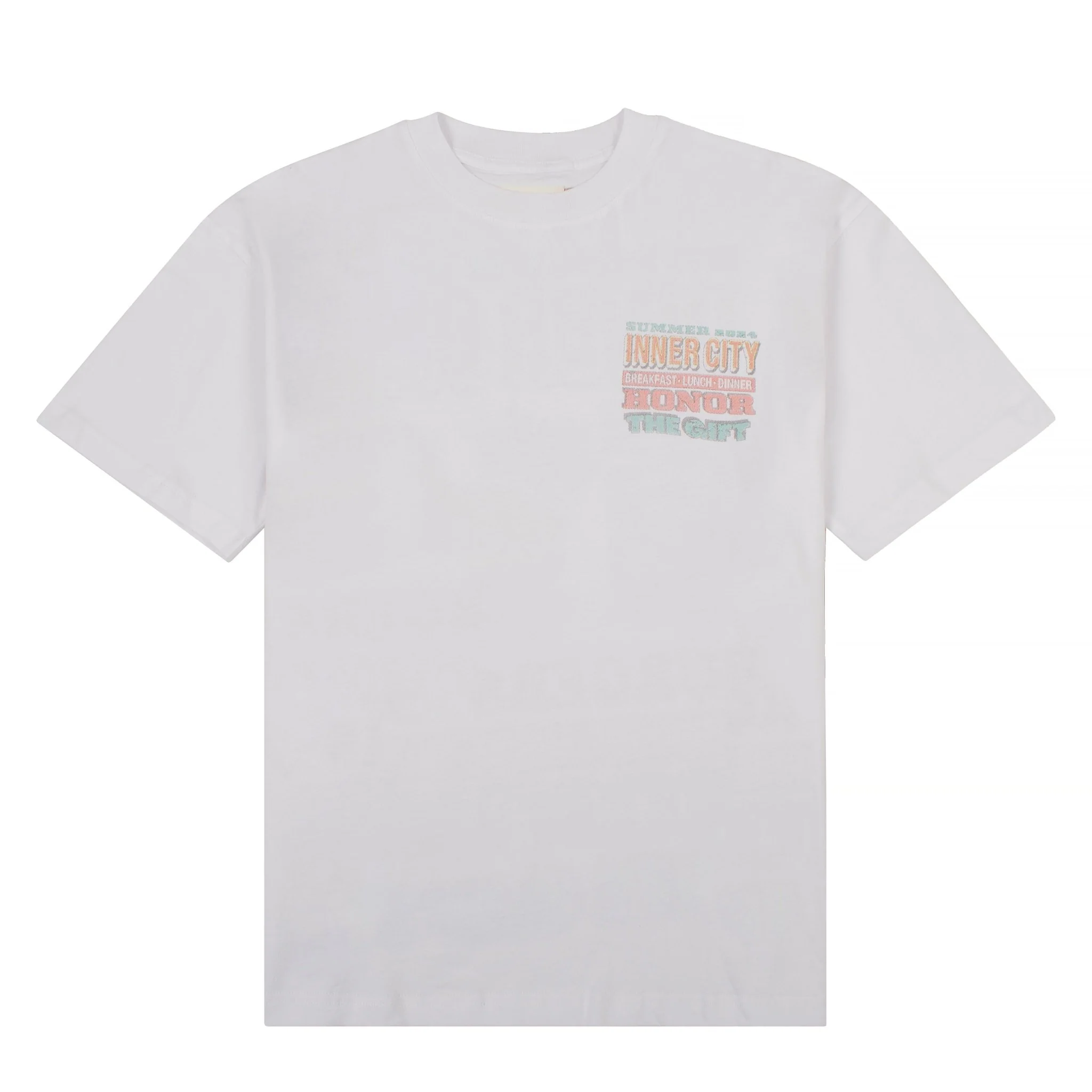 HTG Burgers Tee | White