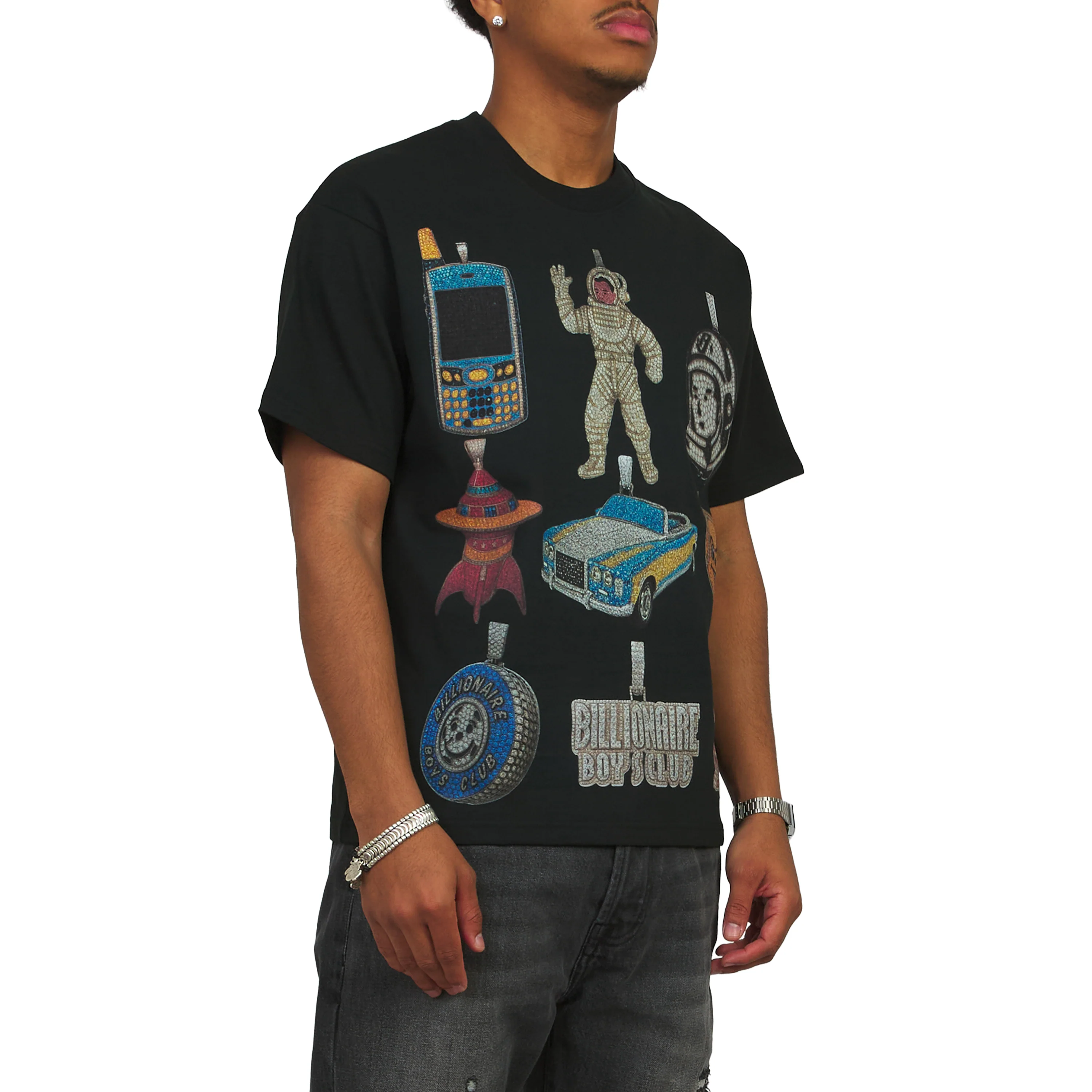 Icy Graphic Tee | Black - Image 2