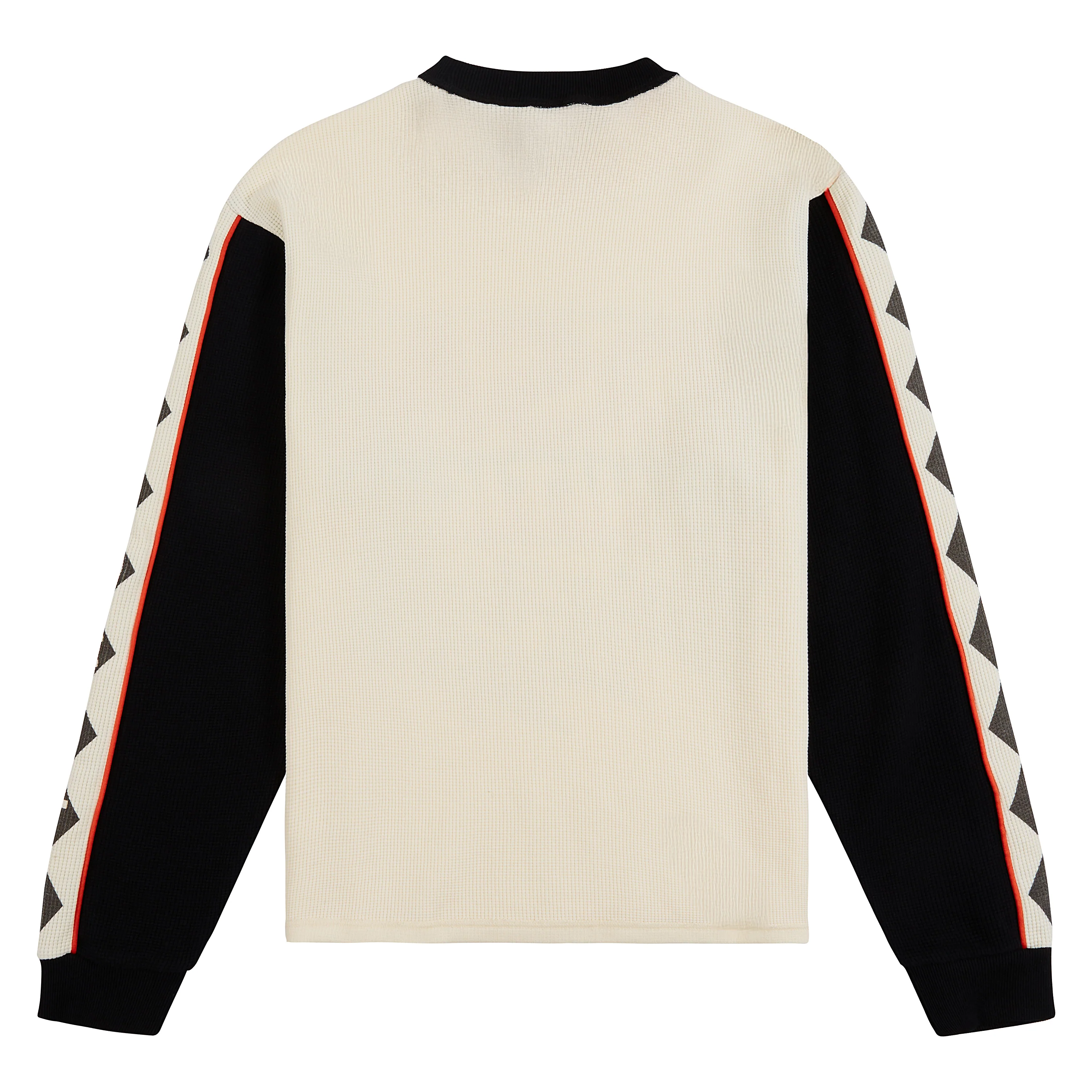 Ignition Waffle L/S Tee | White/Black - Image 4