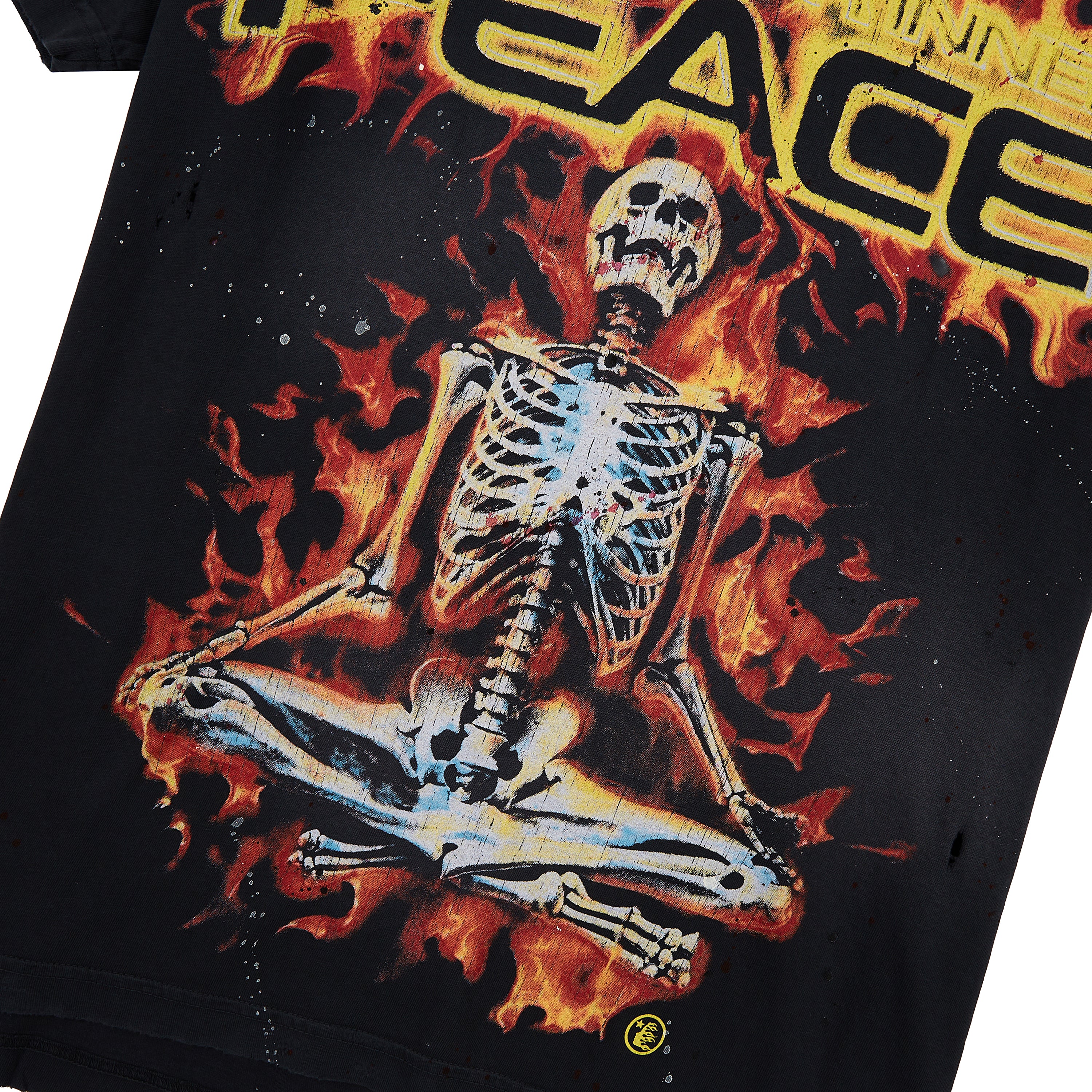 Inner Peace Skeleton Tee | Black - Image 4