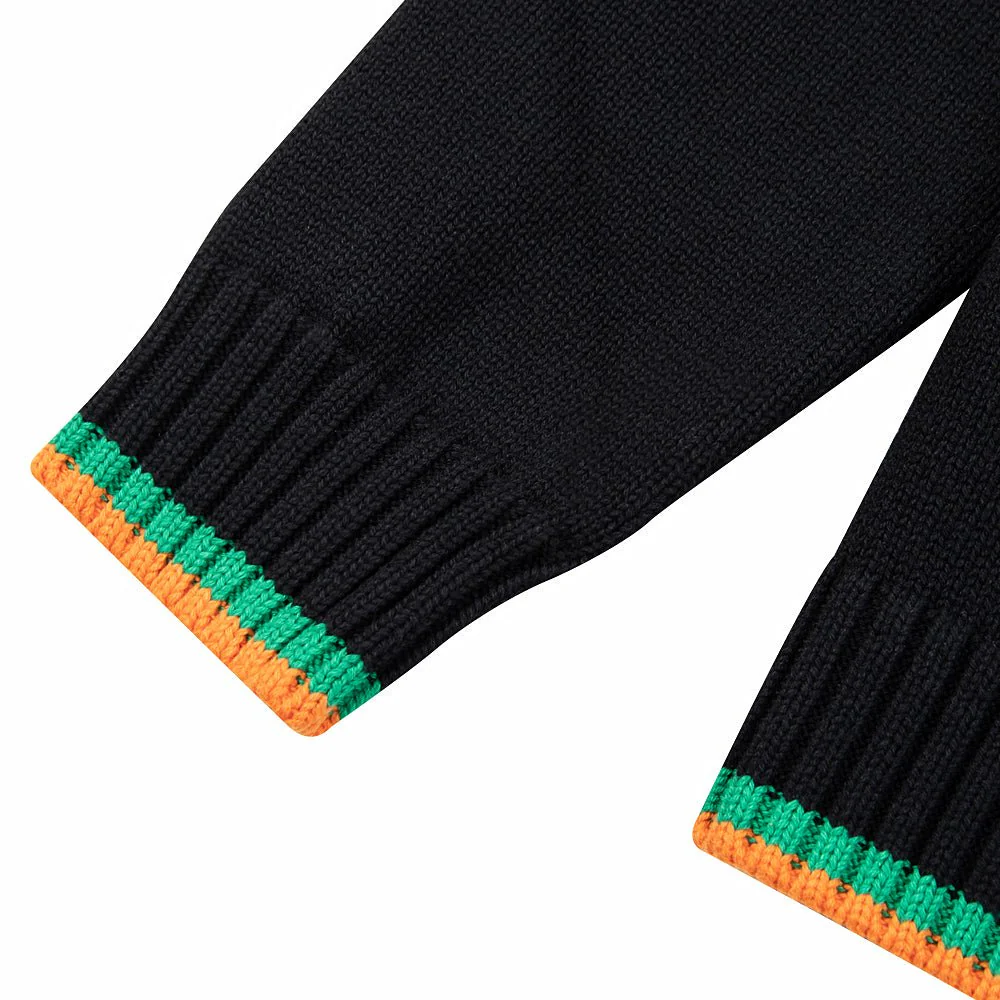 Intarsia Sweater | Cactus et Orange - Image 4